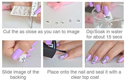Premium Scotland Nail Art Decals - Celtic Design Stickers for DIY Manicure - Perfect for St. Patrick's Day, Scottish Weddings & Festival Nail Decorations