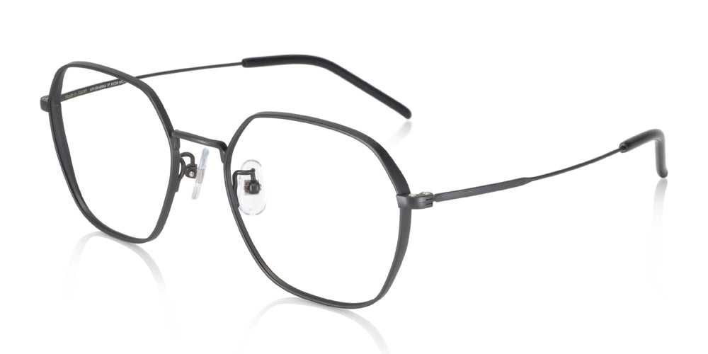 Jins Sabae 009 Eyeglasses - Lightweight Titanium Frame with Blue Light Blocking Lenses for Men & Women - Perfect for Office Work, Gaming, and Digital Screen Use