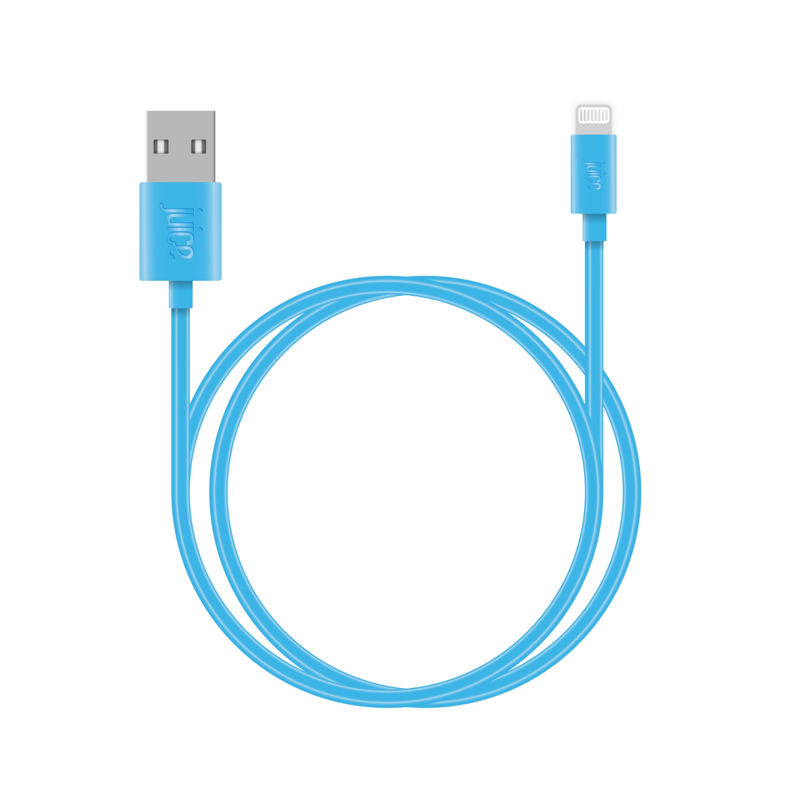 Apple Juice Charger & Sync USB-A to Lightning Cable 1m (3.3ft) - Fast Charging & Data Transfer for iPhone 13/12/11/X/8/7 & More - Perfect for Home, Office & Travel