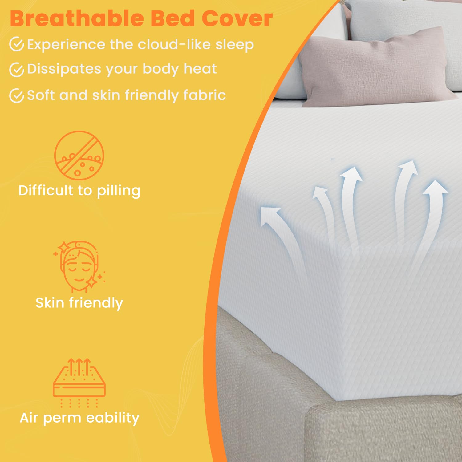10 Inch Full Size Mattress - Gel Memory Foam for Pressure Relief & Cooling, CertiPUR-US Certified, Bed-in-a-Box (75