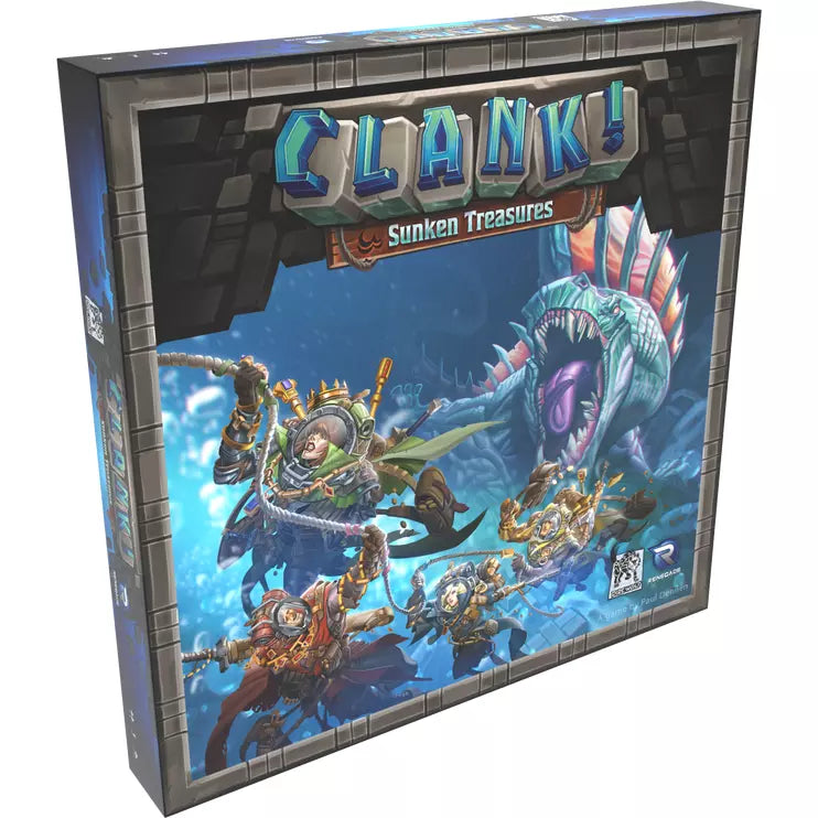 Clank! Sunken Treasures Board Game - Competitive Deck-Building Adventure for 2-4 Players | Perfect for Family Game Nights & Strategy Lovers