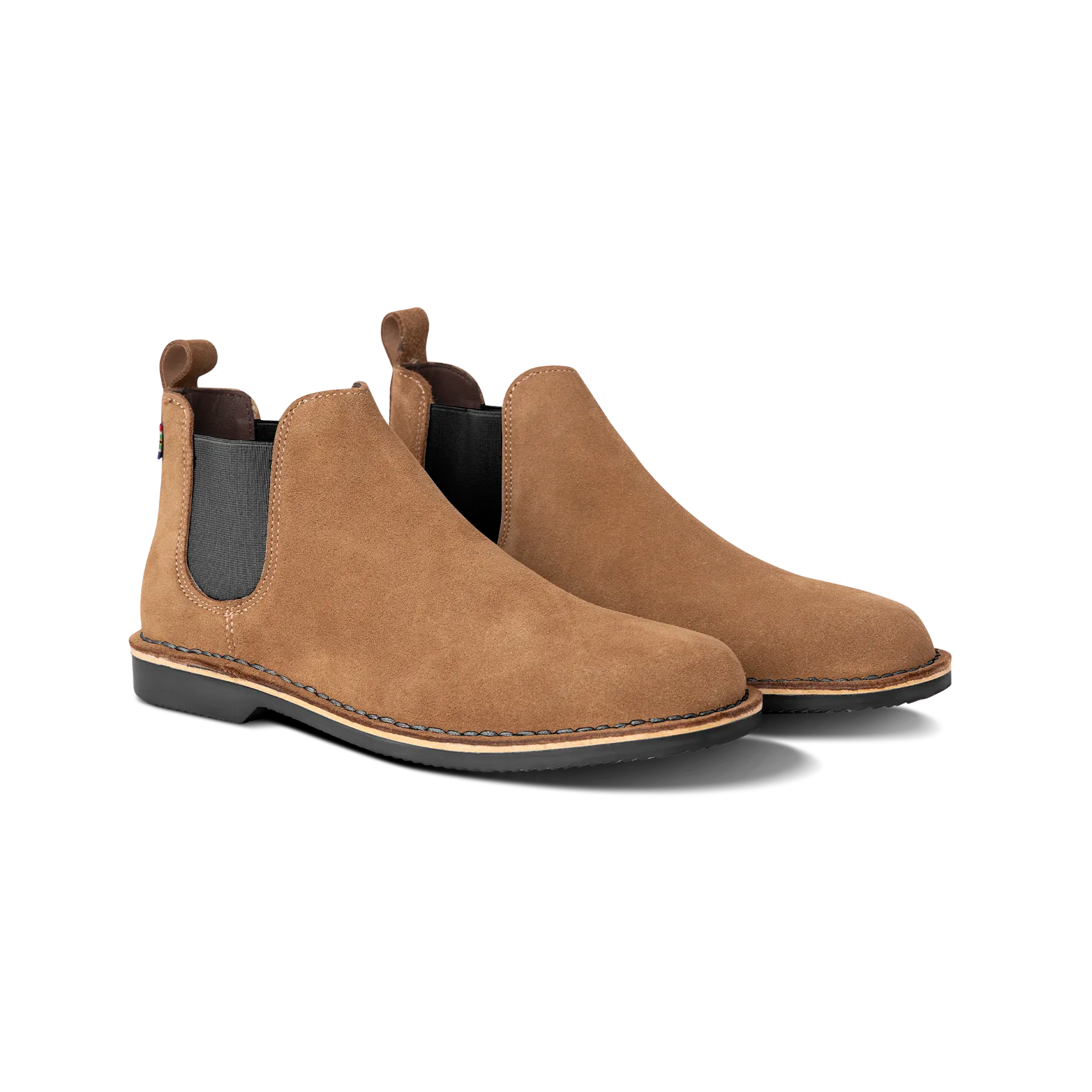 Men's Chelsea Boot Safari Style with Black Sole - Comfortable & Stylish for Outdoor Adventures, Casual Wear & Work