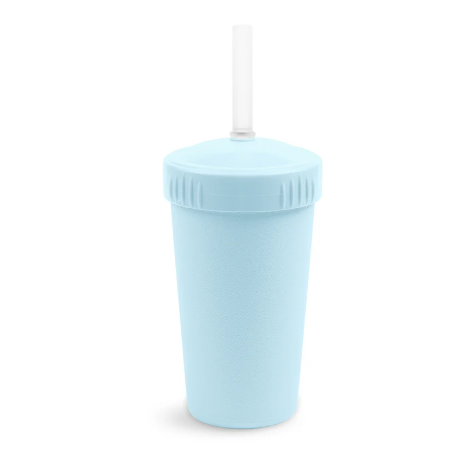 RePlay Straw Cup with No Pull Out Silicone Straw - Leak Proof Sippy Cup for Toddlers - BPA Free Kids Drinking Cup for Home, Travel & Daycare