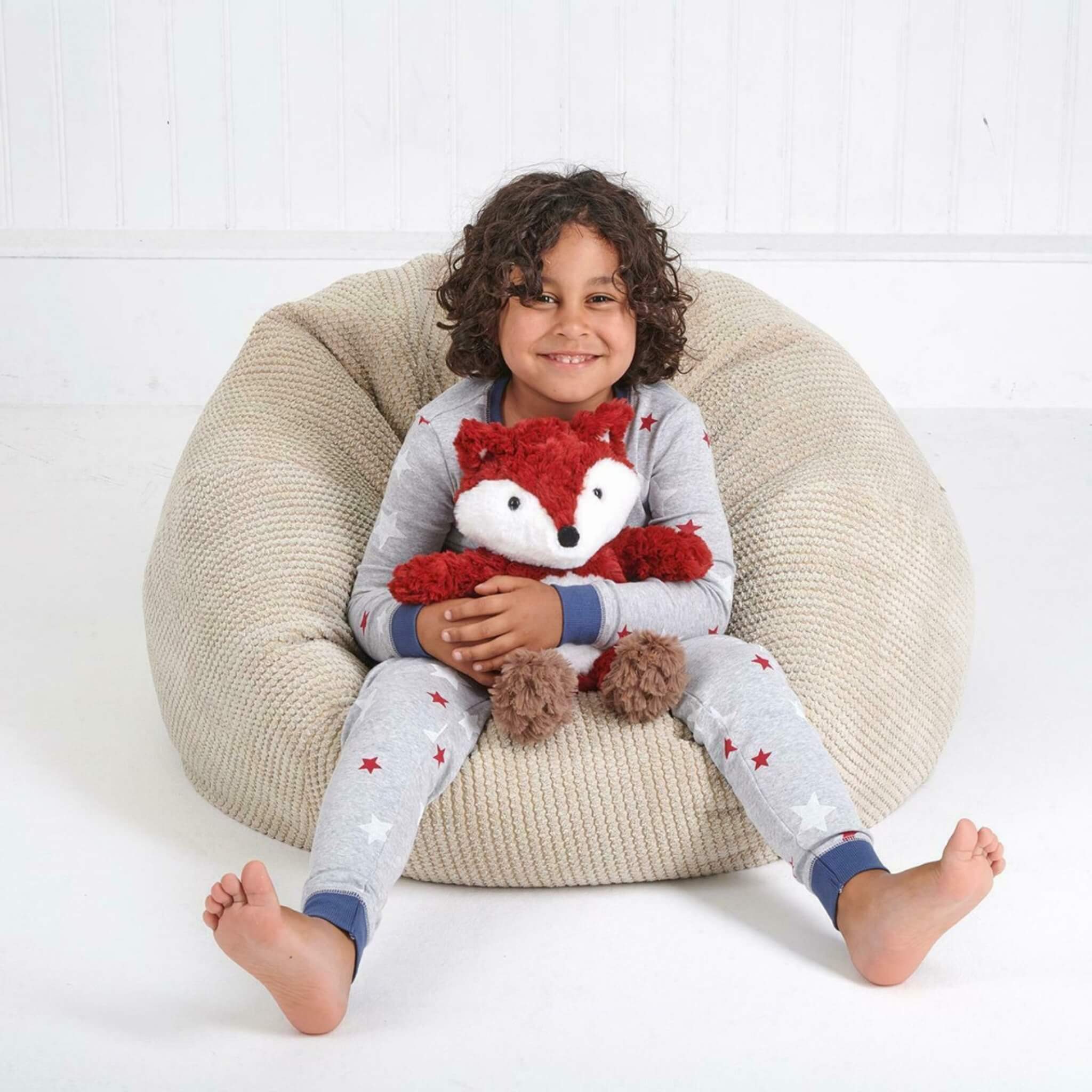 Red Fox Snuggable Microwaveable Heating Plush Toy - Warm & Cozy Animal Companion for Kids & Adults - Perfect for Cold Nights, Anxiety Relief & Cuddling