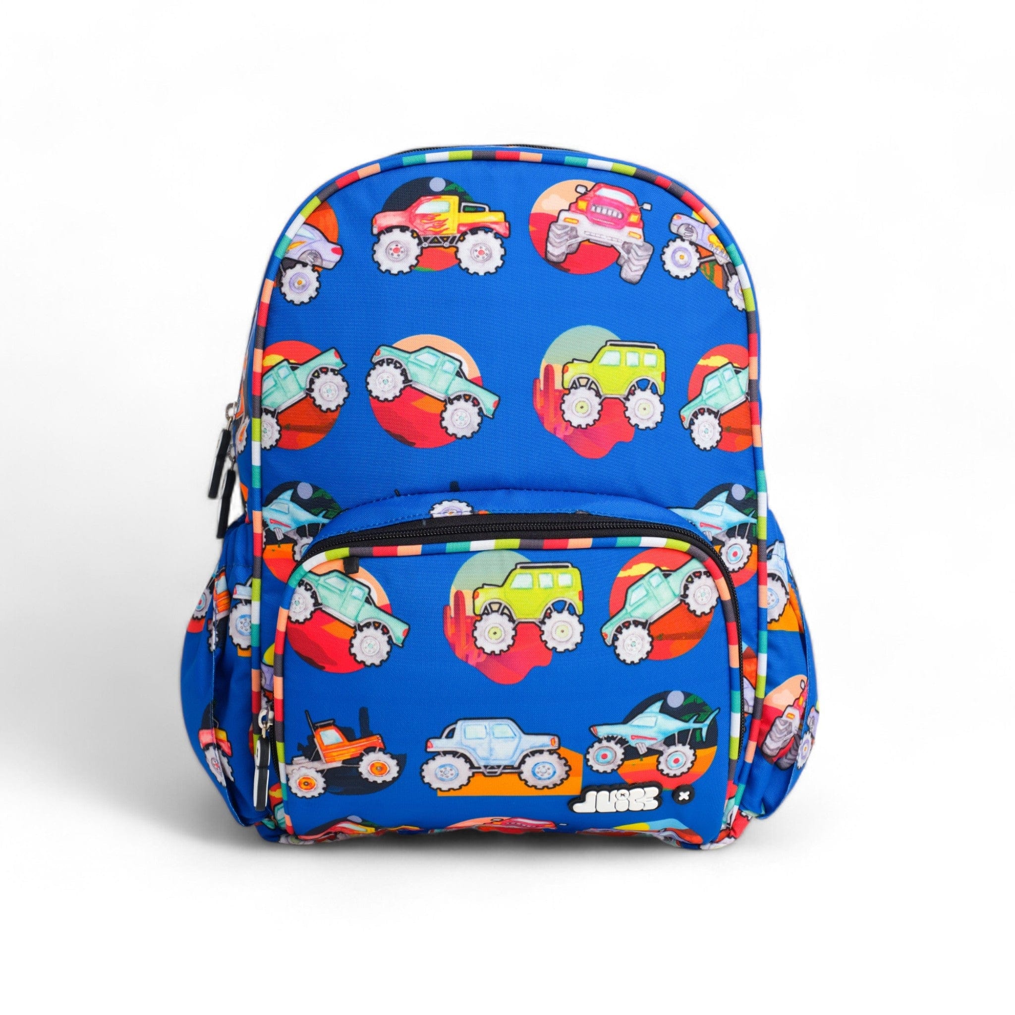 Monster Truck Medium Backpack for Kids & Teens - Durable School Backpack with Adjustable Straps - Perfect for School, Travel & Outdoor Adventures
