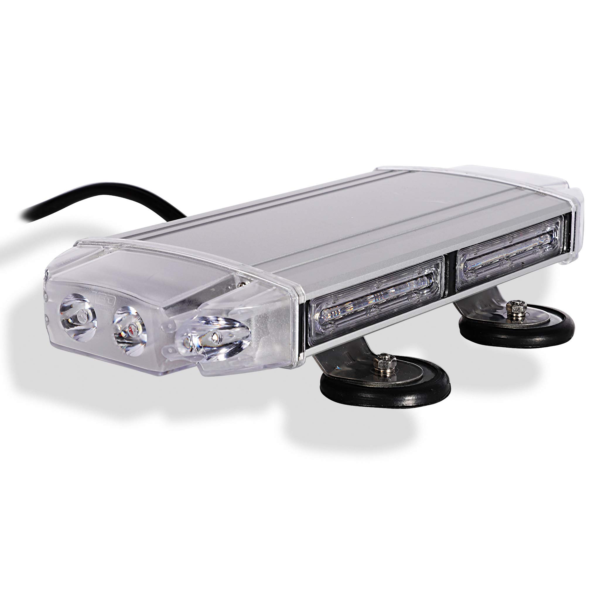 Condor Linear Emergency 3 Watt LED Light Bar - 12 Inch Red Strobe Warning Light for Trucks, Police Vehicles & Emergency Scenes | Durable Off-Road Safety Lighting