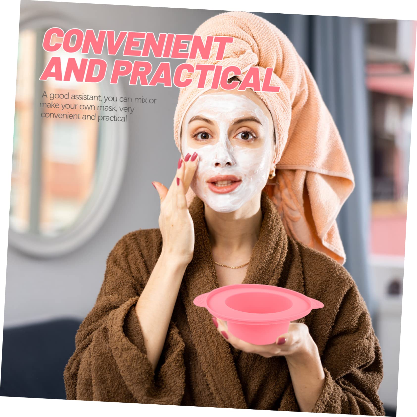 iPetboom Silicone Facial Mask Mixing Bowl - Spa & Beauty Tool for DIY Face Masks - Portable, Easy to Clean - Perfect for Home Spa, Salon & Skincare Routine