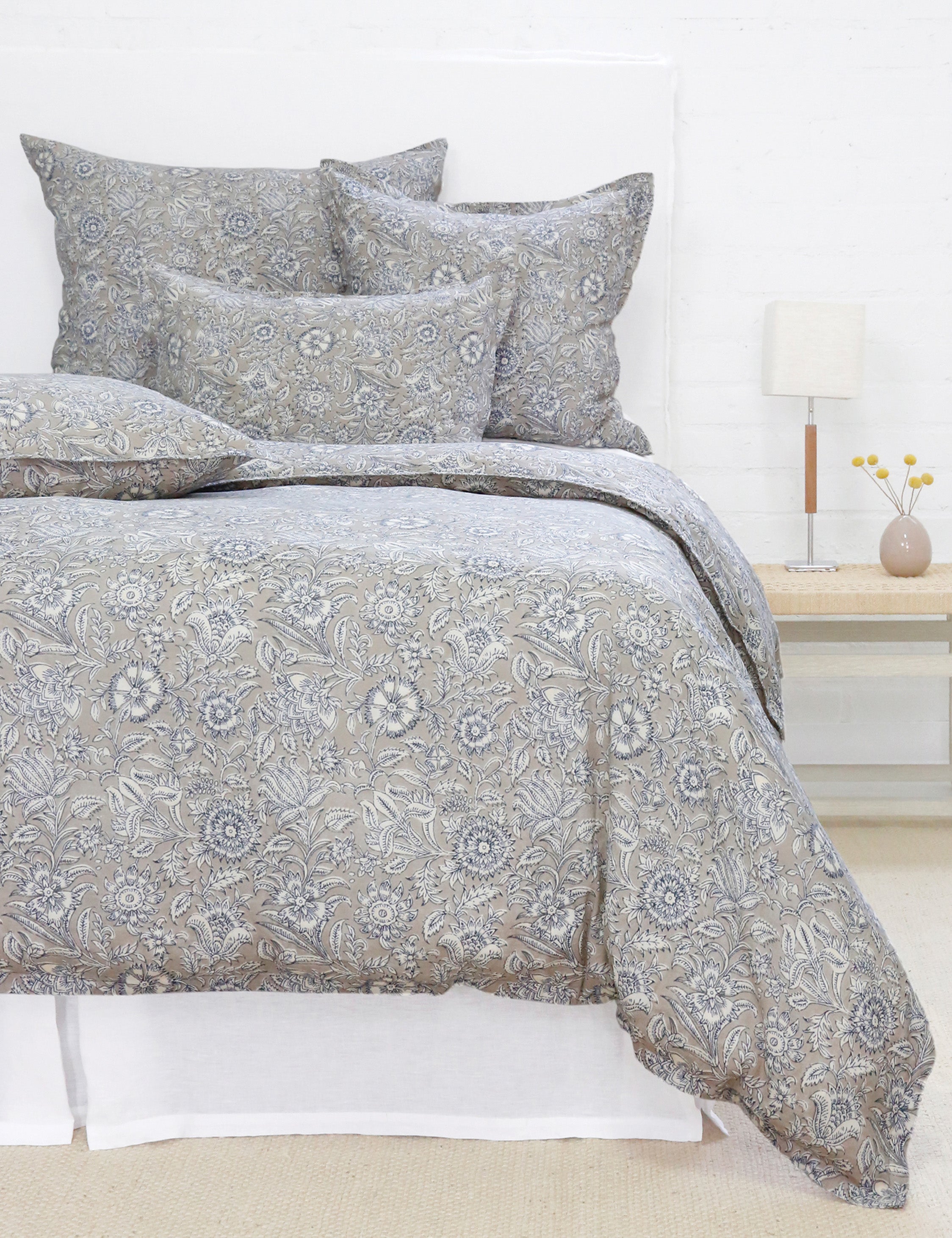 Brighton Linen Cotton Sham by Pom Pom at Home - Premium Bedding Pillowcase for Modern Bedroom Decor | Soft & Breathable for All-Season Comfort
