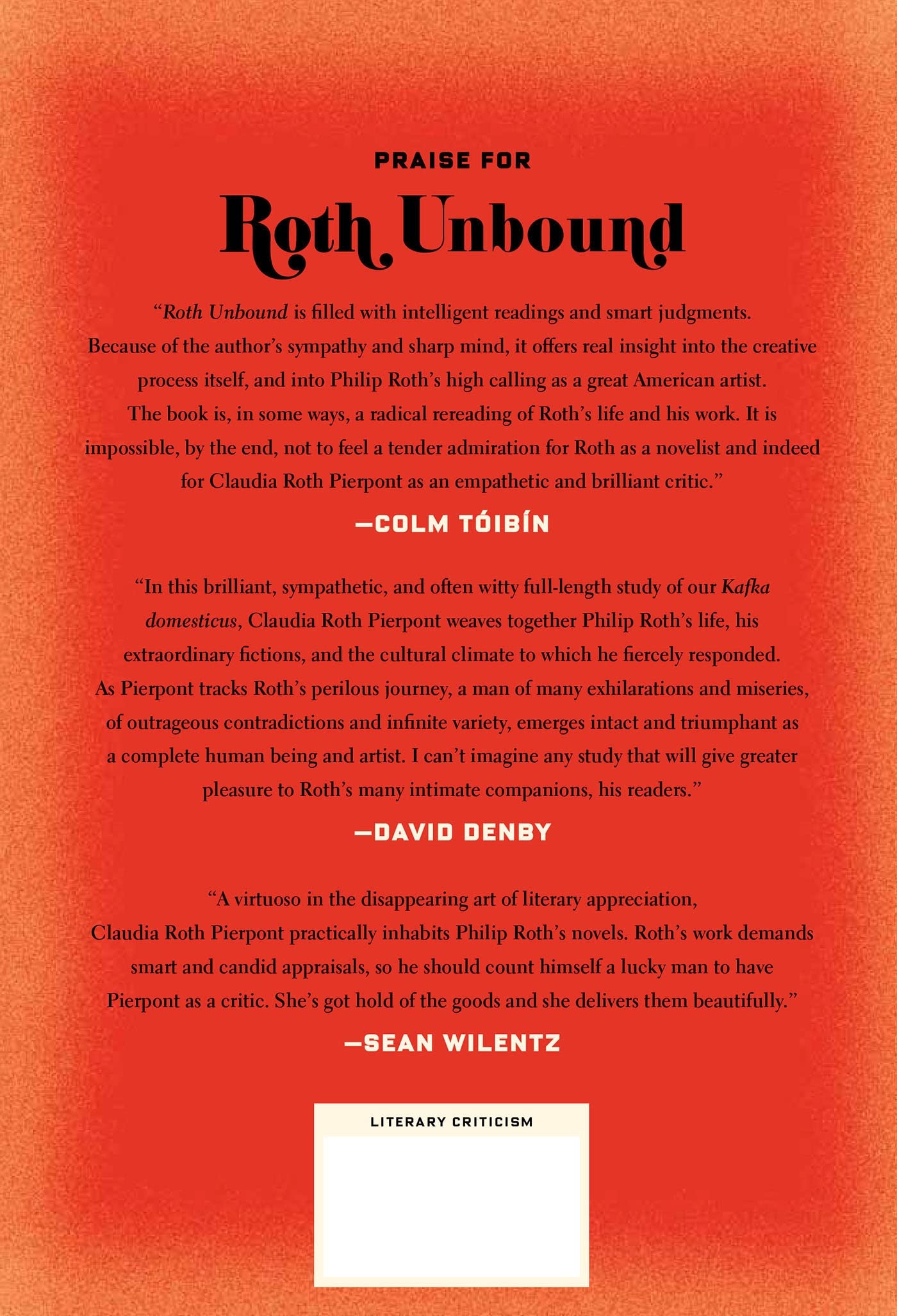 Roth Unbound: Writer & Books for Literary Enthusiasts
