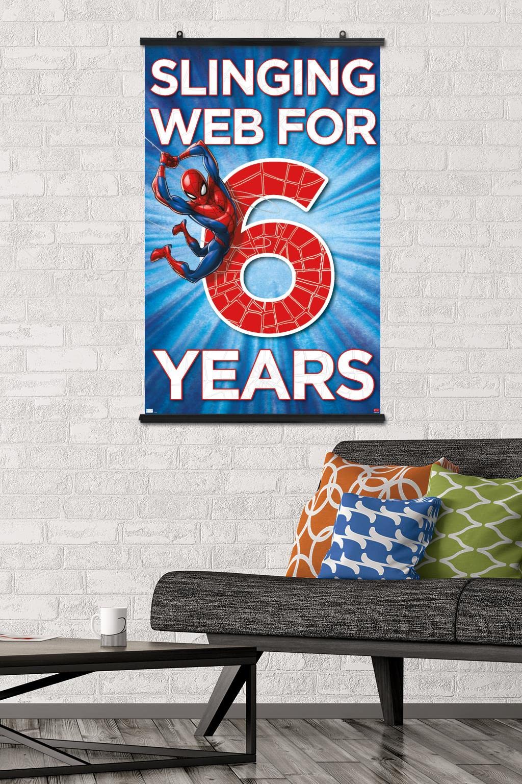 Trends International Marvel Spider-Man Happy 6th Birthday Wall Poster - 34