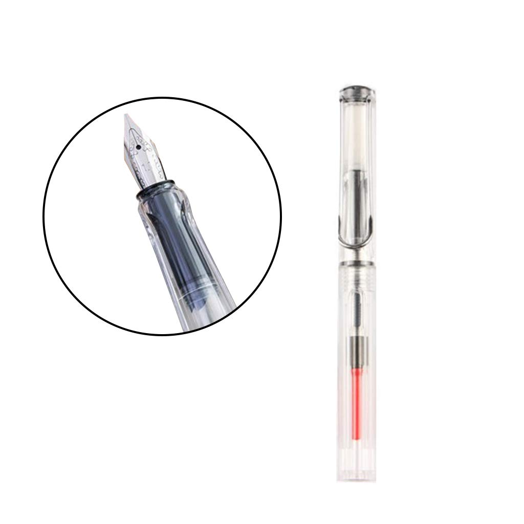 Caralin 1-Piece Duckbill Gothic Parallel Calligraphy Pen - Flat Tip Vinyl Fountain Pen for Tibetan & Arabic Writing - Perfect for Art, Lettering, and Decorative Scripts