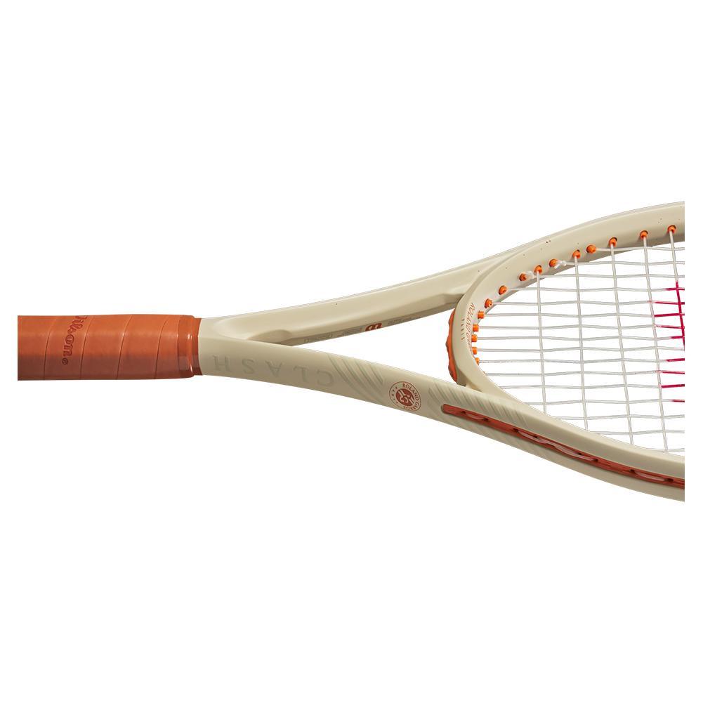 Wilson Clash 100L v2 Roland Garros 2024 Tennis Racket - Lightweight Performance Racquet for Women & Men | Perfect for Clay Courts & Tournament Play