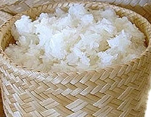 Natural Bamboo Basket Sticky Rice Steamer - Handmade in Thailand for Cooking, Food Decoration & Storage | Perfect for Asian Cuisine, Kitchenware & Home Decor