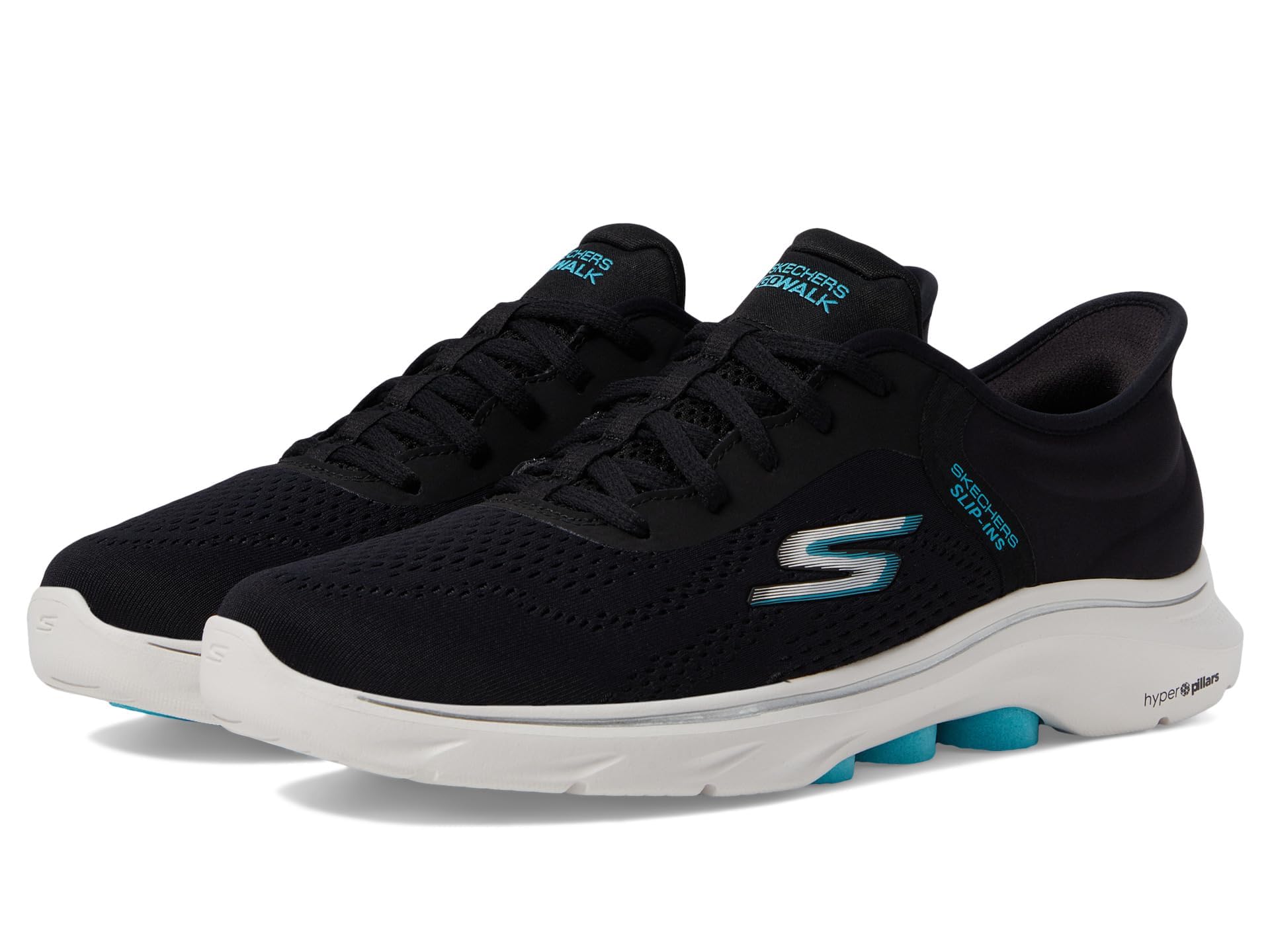 Skechers Women's Go Walk 7 Valin Hands Free Slip-On Walking Shoes - Comfortable Lightweight Sneakers for Walking, Travel & Everyday Wear