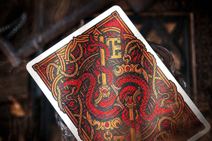 The Keys of Solomon Blood Pact Playing Cards - Occult Tarot Deck for Divination, Magic Rituals & Collectors | Perfect for Gothic Games, Spell Casting & Mystic Gatherings