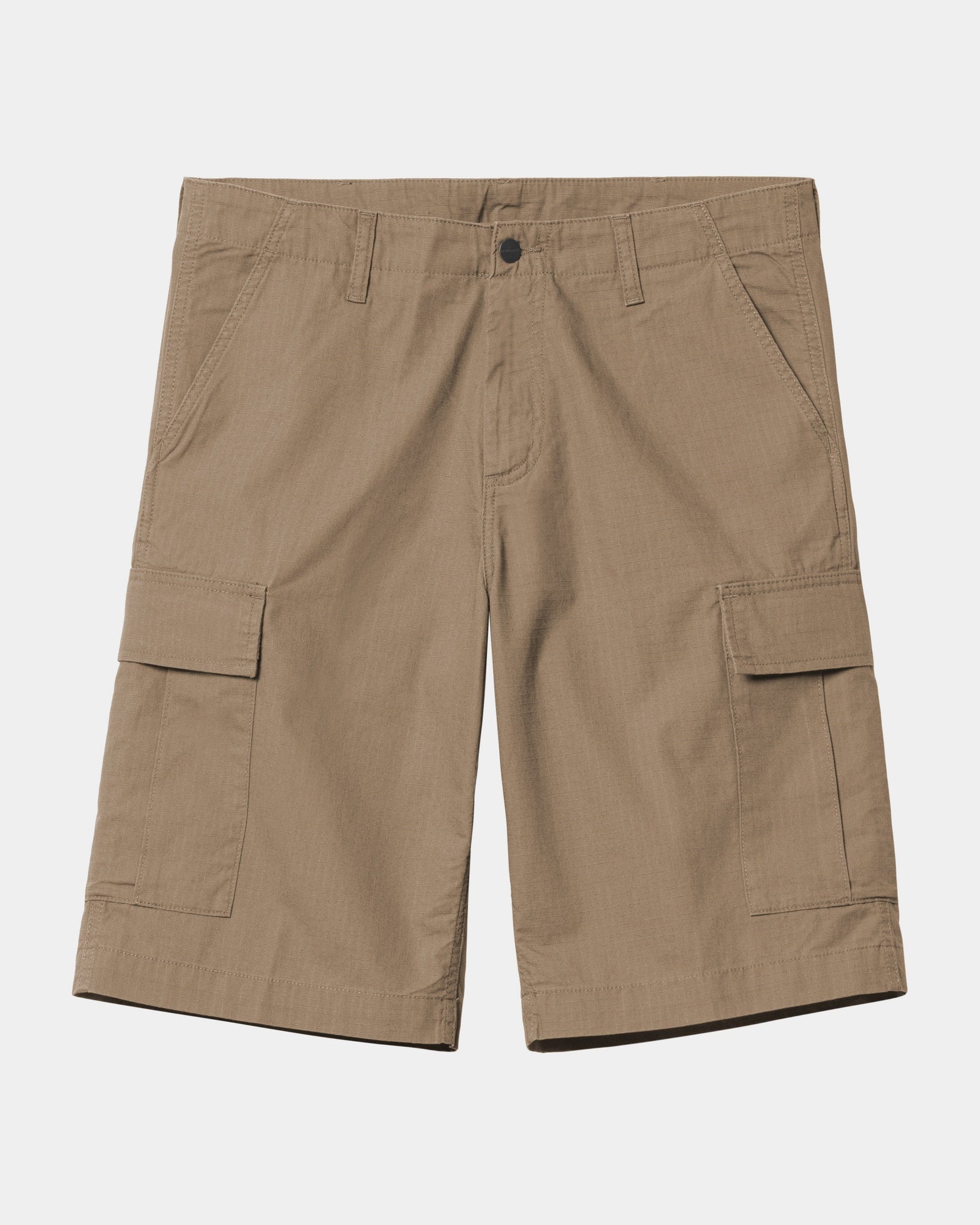 Men's Cargo Shorts with Leather Trim - Durable Outdoor Work Shorts for Hiking, Camping & Casual Wear
