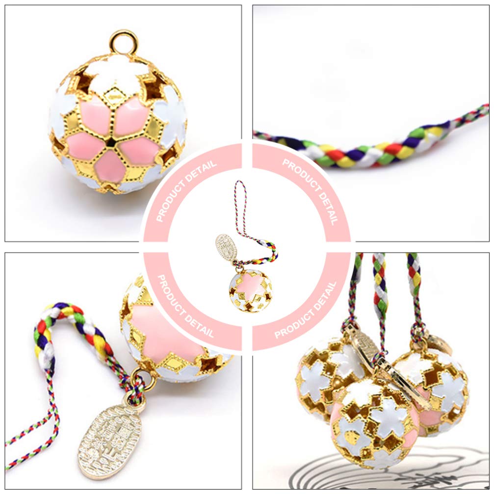 VOSAREA DIY Phone Pendant - Adorable Decorative Phone Lanyard with Bell, Cute Hanging Ornament for Cellphone Accessories | Perfect for DIY Crafts, Gift Giving & Personalizing Your Smartphone