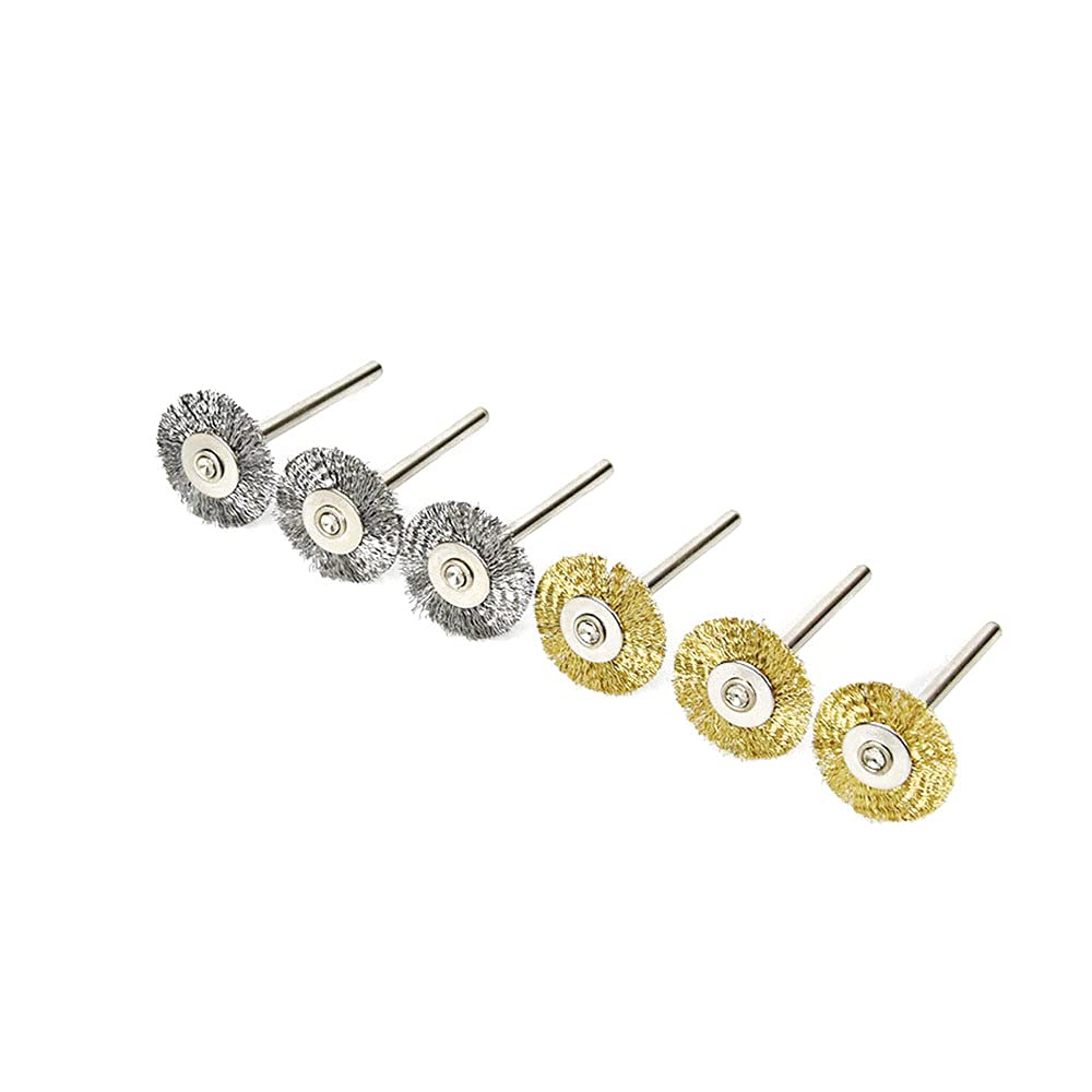 36pcs Steel Wire Brush Set - Polishing Wheel Brushes for Metal Grinding, Welding & Surface Pretreatment - Ideal for DIY, Auto Repair & Metalworking Projects