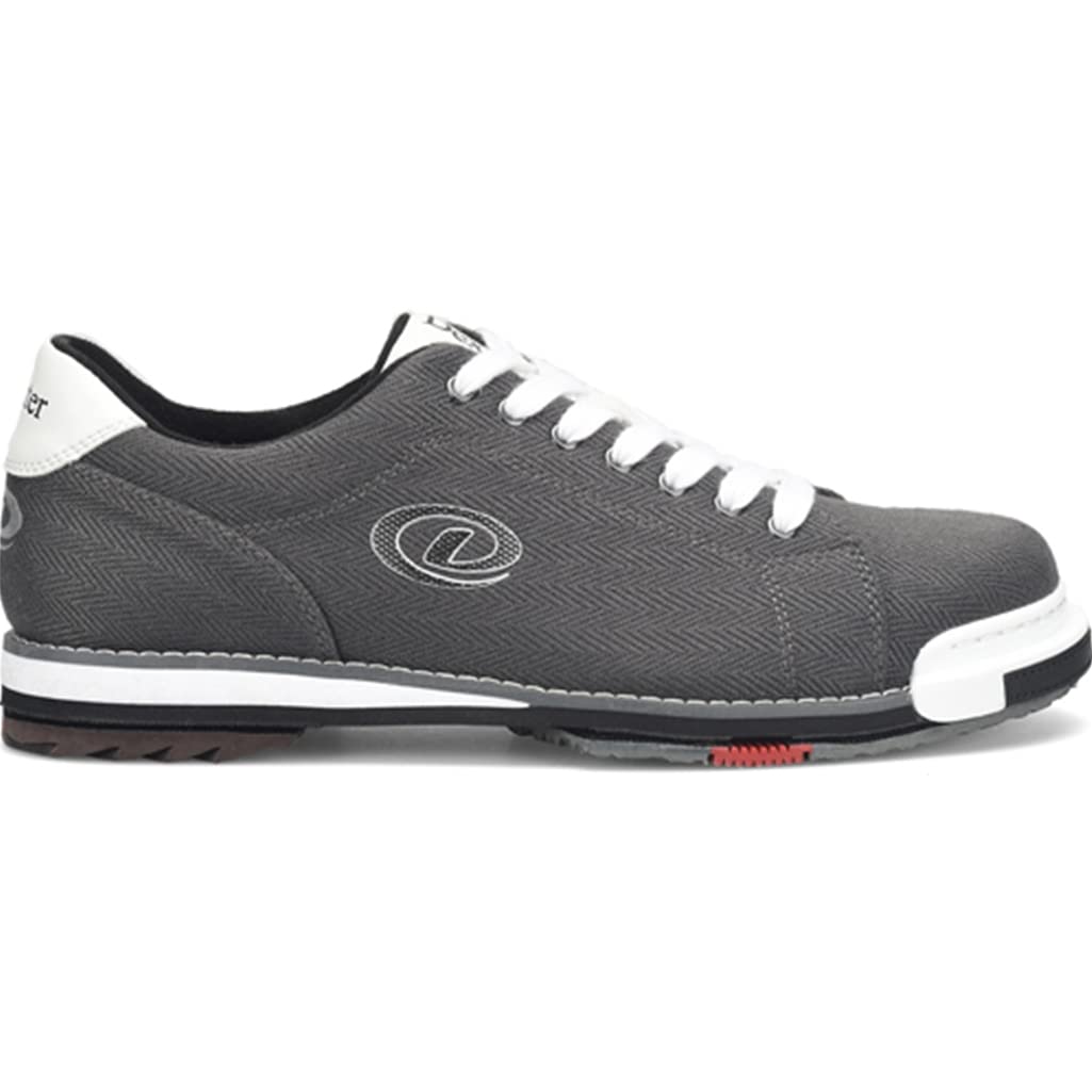Dexter Men's SST 8 Knit Bowling Shoes - Lightweight & Comfortable for Competitive Play - Charcoal Grey Size 8 - Perfect for League Nights & Tournament Bowling