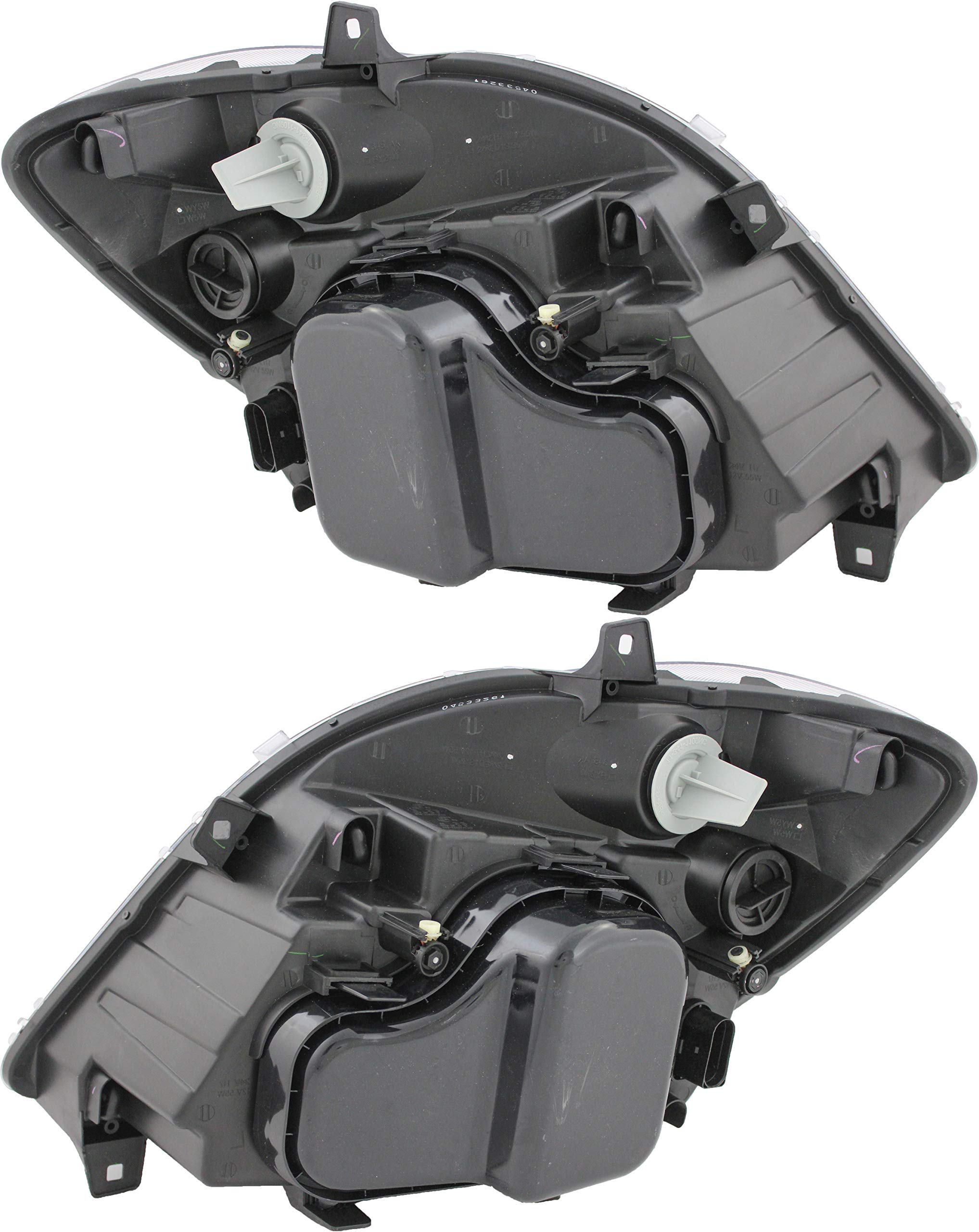 Dodge Freightliner Sprinter 2500 3500 Headlight Assembly Kit (2007-2009) - Halogen Replacement Lamps for Driver & Passenger Side - Perfect for Night Driving and Vehicle Restoration Projects