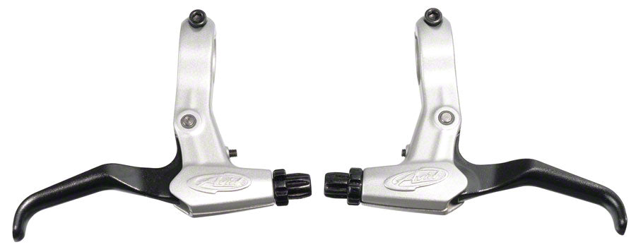 Avid FR 5 Disc Brake Lever Set - Silver/Black - High Performance MTB & Road Bike Braking System for Mountain & Commuter Bikes