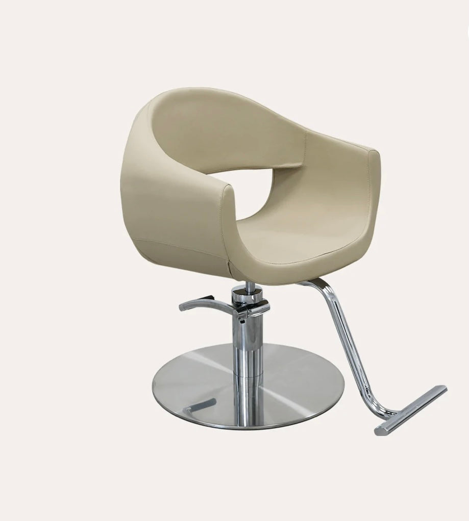 Luna Salon Chair - Professional Hydraulic Styling Chair for Hairdressers & Barbers - Adjustable Height & Swivel Base - Perfect for Salons, Barber Shops & Home Use