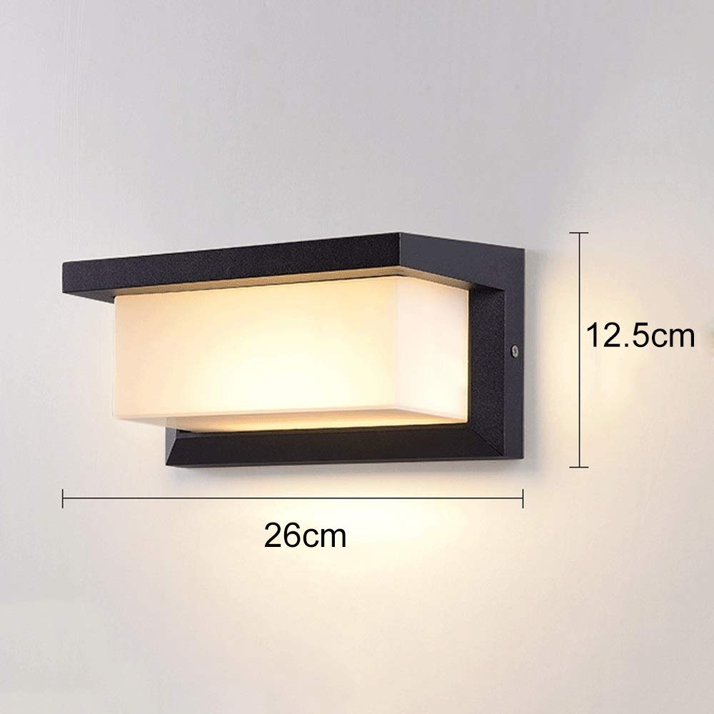 Solar Powered Outdoor Wall Lights - 18W Waterproof LED Wall Sconce for Patio, Garden, Entryway & Courtyard | Black Exterior Lighting Fixtures | Perfect for Nighttime Security & Landscape Illumination