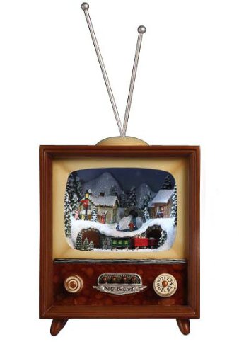 Vertical Christmas TV Box - Holiday Decorative Storage for TV Stands & Entertainment Centers | Perfect for Living Room, Bedroom & Office Organization