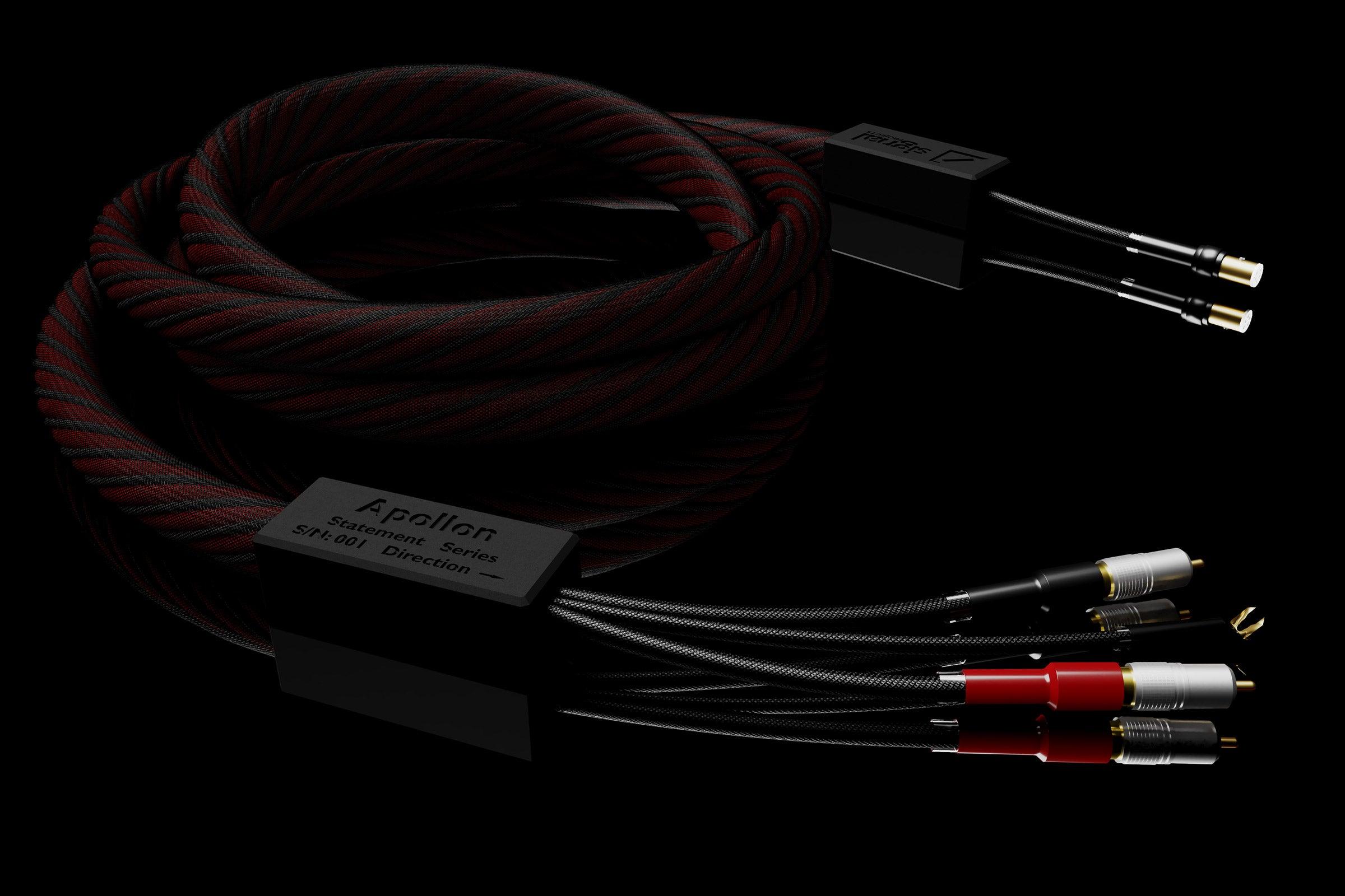 Signal Projects Apollon High-End Phono Interconnect Cable - XLR & RCA Options for Audiophile Turntable & Hi-Fi System Connections