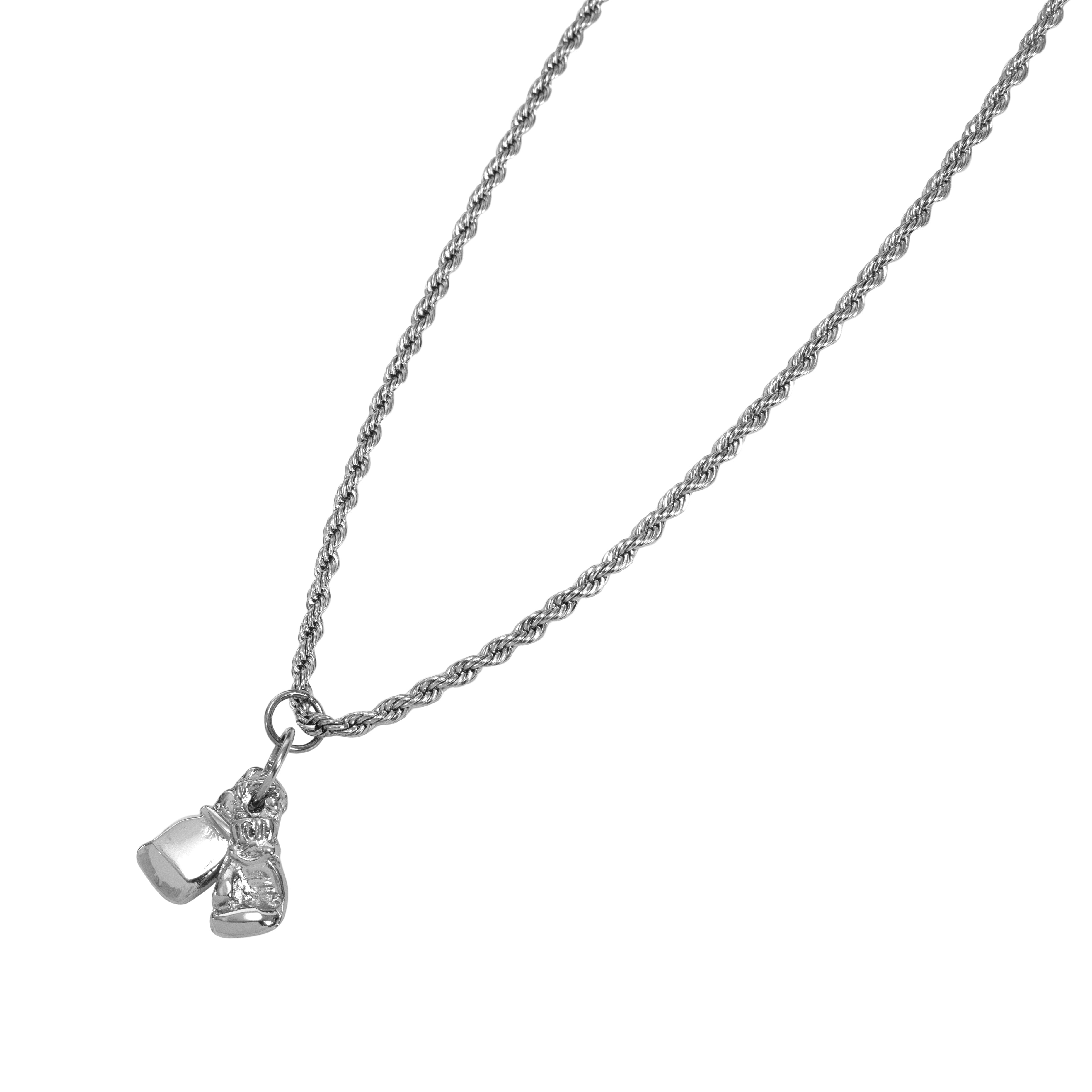 TITLE Boxing Gloves Necklace - Boxing Jewelry for Women & Men - Unique Sports Gift for Boxers - Perfect for Training & Everyday Wear