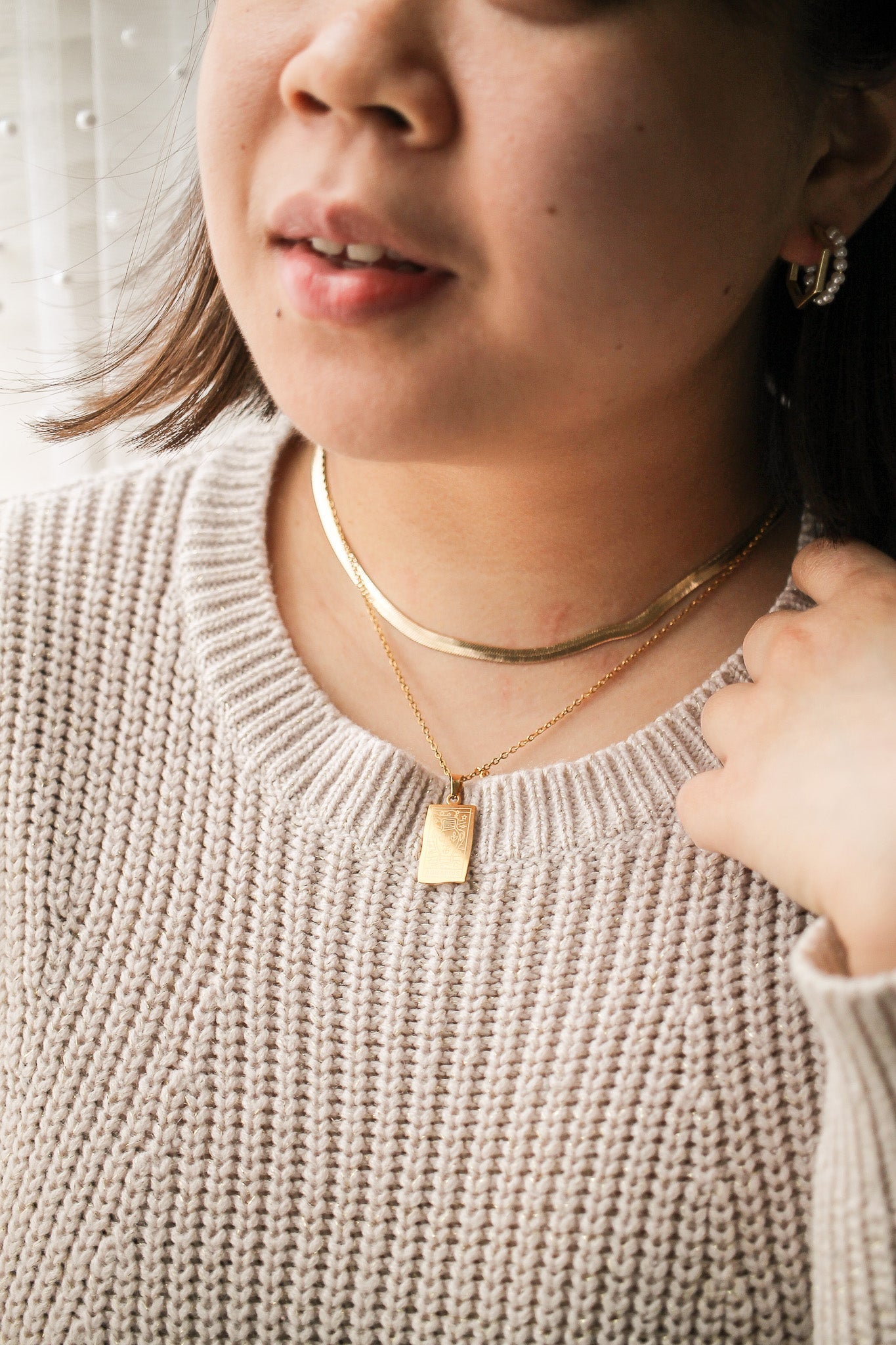 Hestia Necklace - 18k Gold Filled Elegant Pendant for Women | Perfect for Everyday Wear, Special Occasions & Gifts