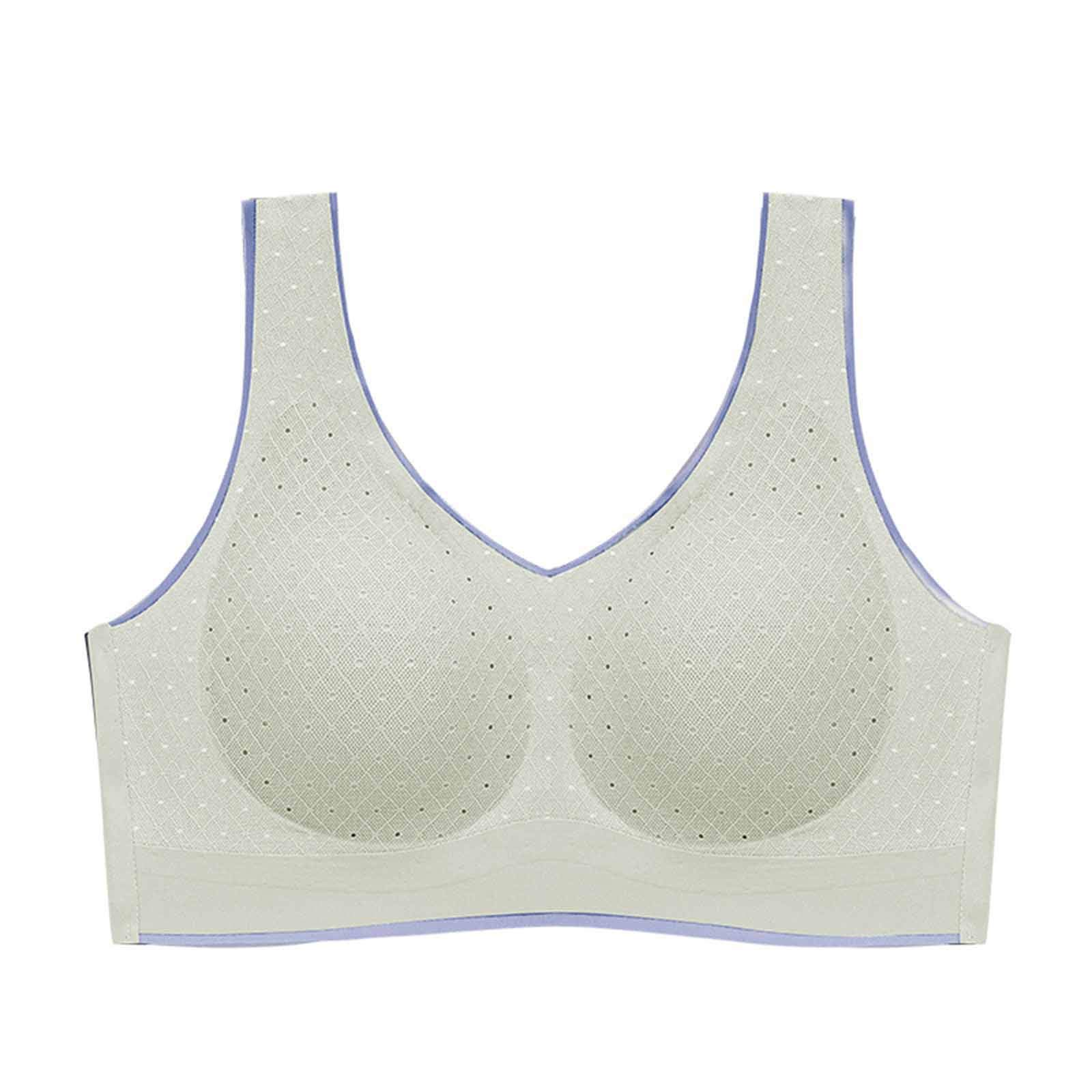 Xipcokm Women's Sexy Wireless Push-Up Sports Bra - Unlined Comfort Seamless Bralette for Yoga, Gym & Everyday Wear