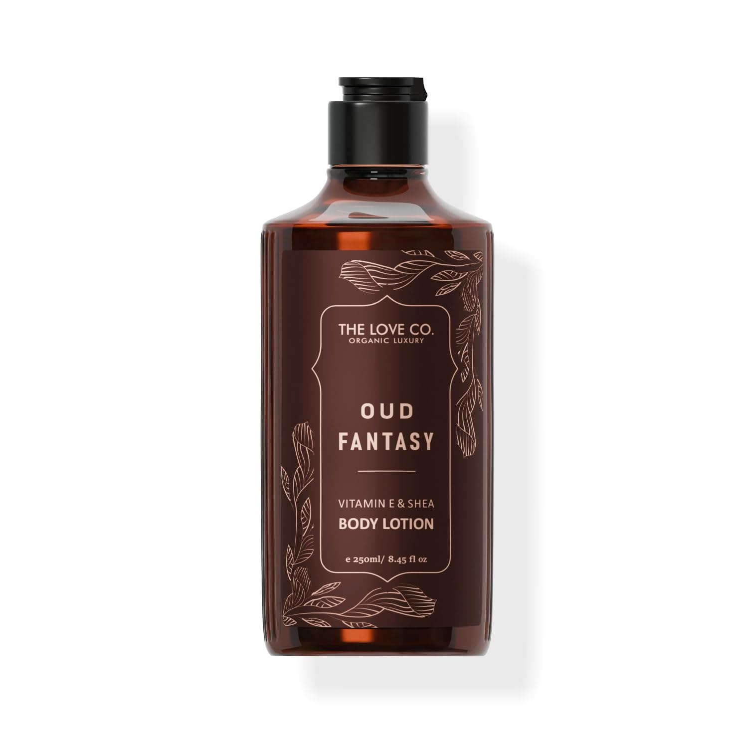 THE LOVE CO. Oud Fantasy Body Lotion - Hydrating Moisturizer for Dry Skin with Jojoba Oil, Shea Butter & Vitamin E - 250ml - Unisex Fragrance for Daily Skincare & Relaxation