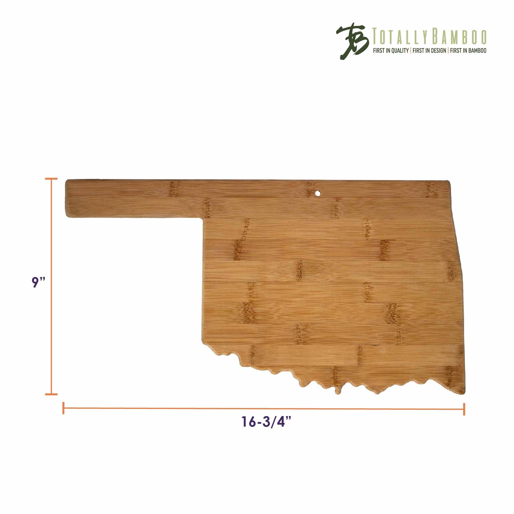 Premium Oklahoma Wood Cutting Board - 16.75
