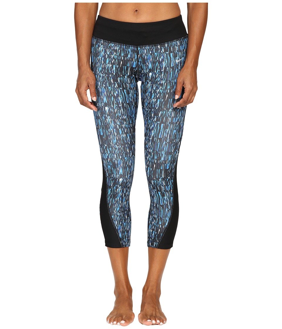 Nike Women's Power Dri-Fit Graphic Running Crop Top - Moisture-Wicking Workout Shirt for Yoga, Gym & Jogging