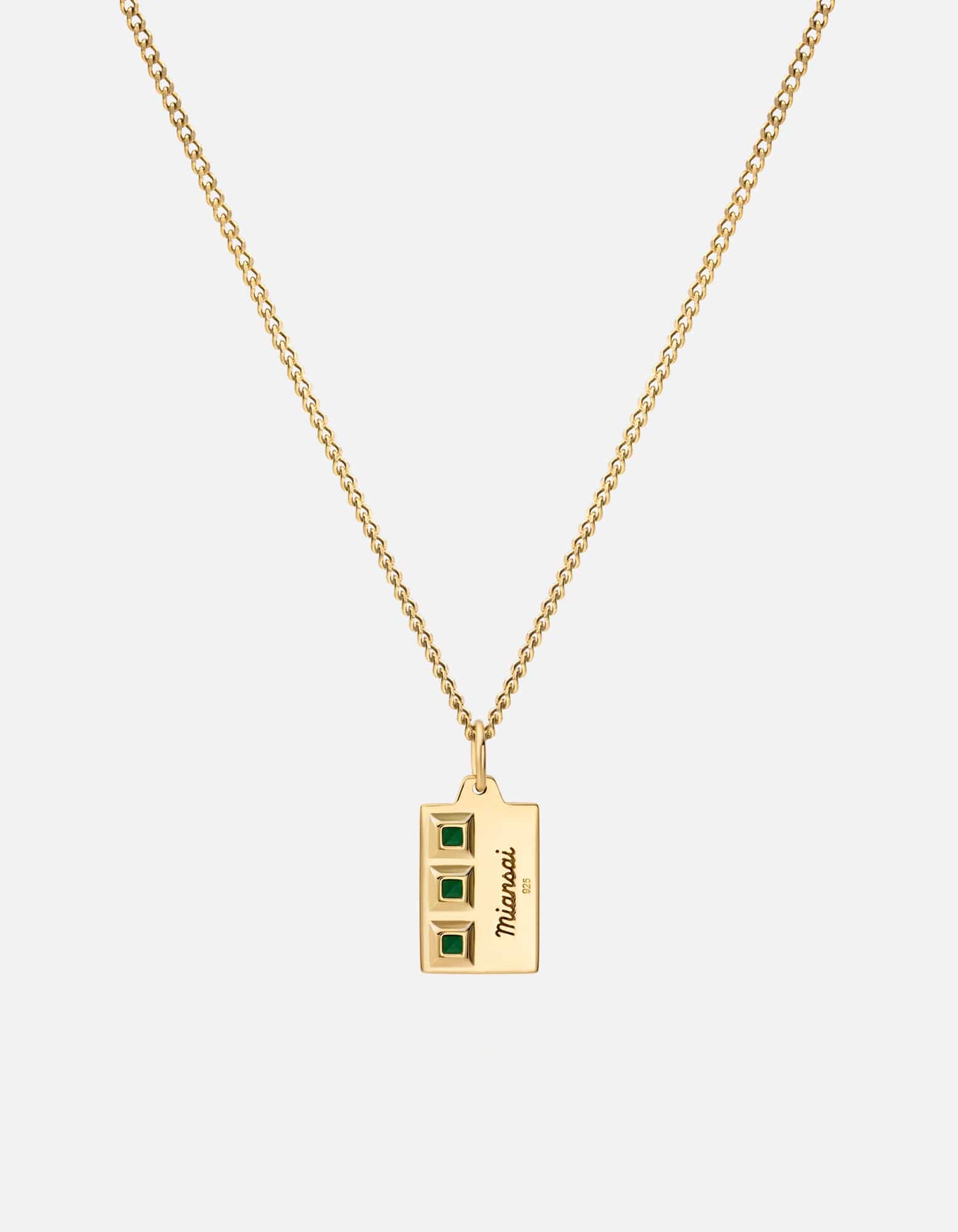 Virgil Agate Necklace - 14K Gold Vermeil Pendant for Women, Elegant Gemstone Jewelry Gift for Birthday & Anniversary | Perfect for Casual Wear & Special Occasions