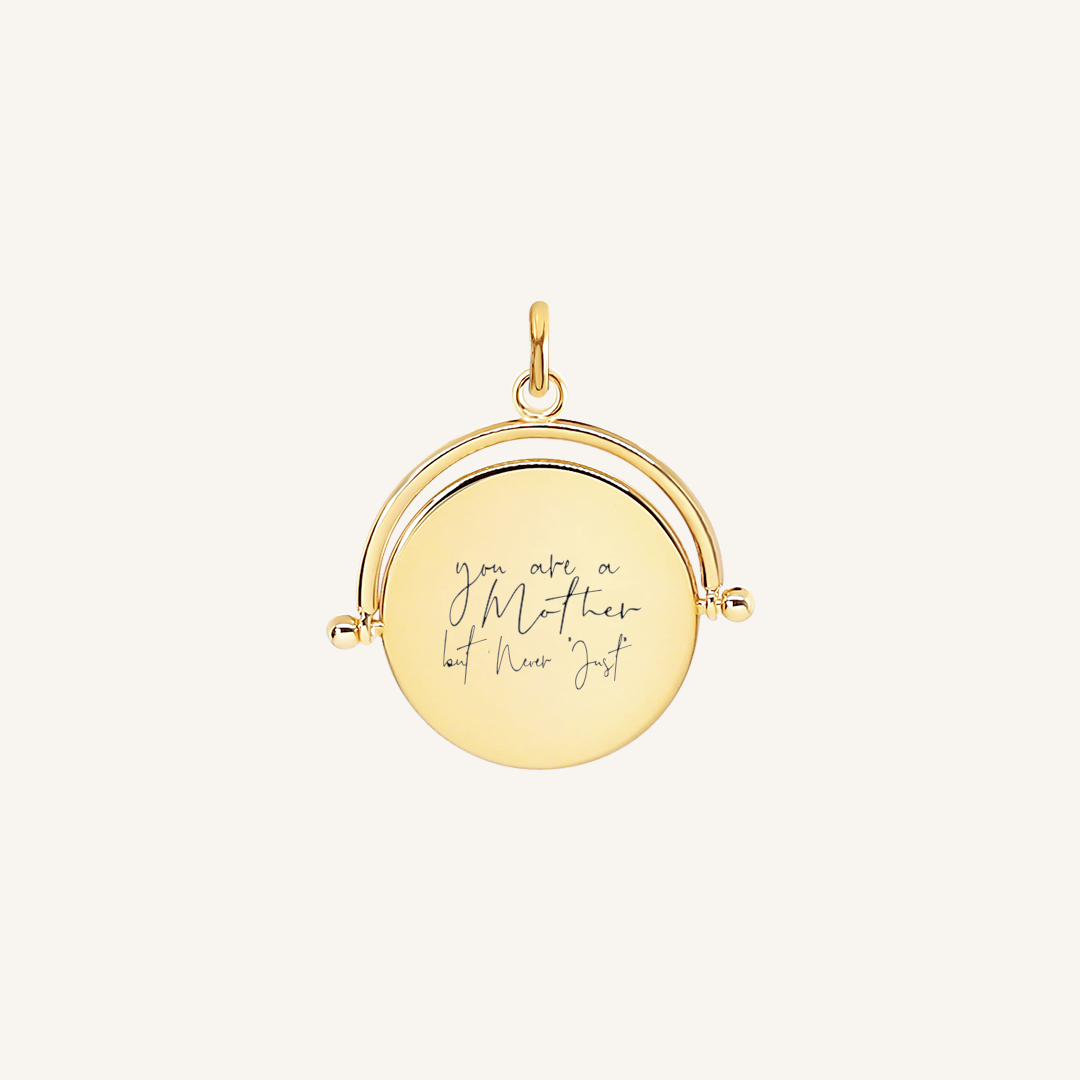 Jessica Urlichs Etch Pendant Necklace - Elegant Personalized Jewelry Gift for Women | Perfect for Anniversaries, Birthdays & Special Occasions