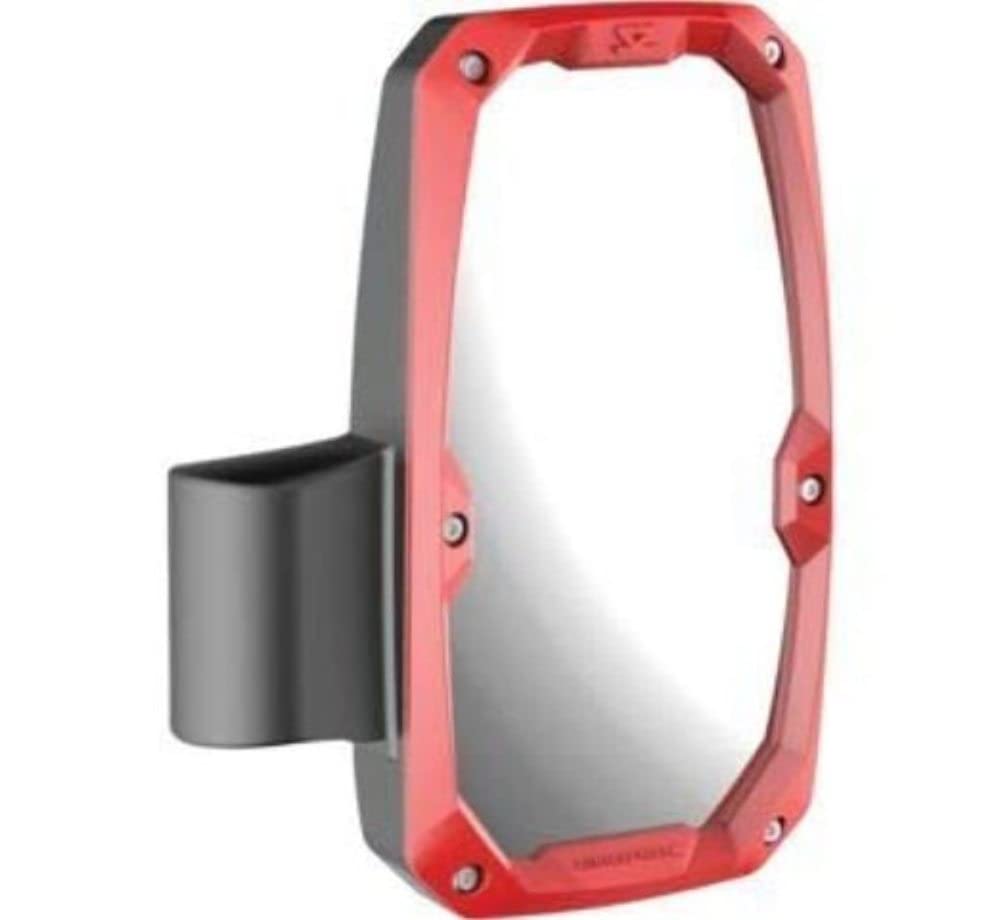 Seizmik UTV Color Trim Kit for Embark Series Side View Mirrors - Red Bezel & Cap Insert Kit | UTV Accessories for Off-Roading, Hunting & Trail Riding