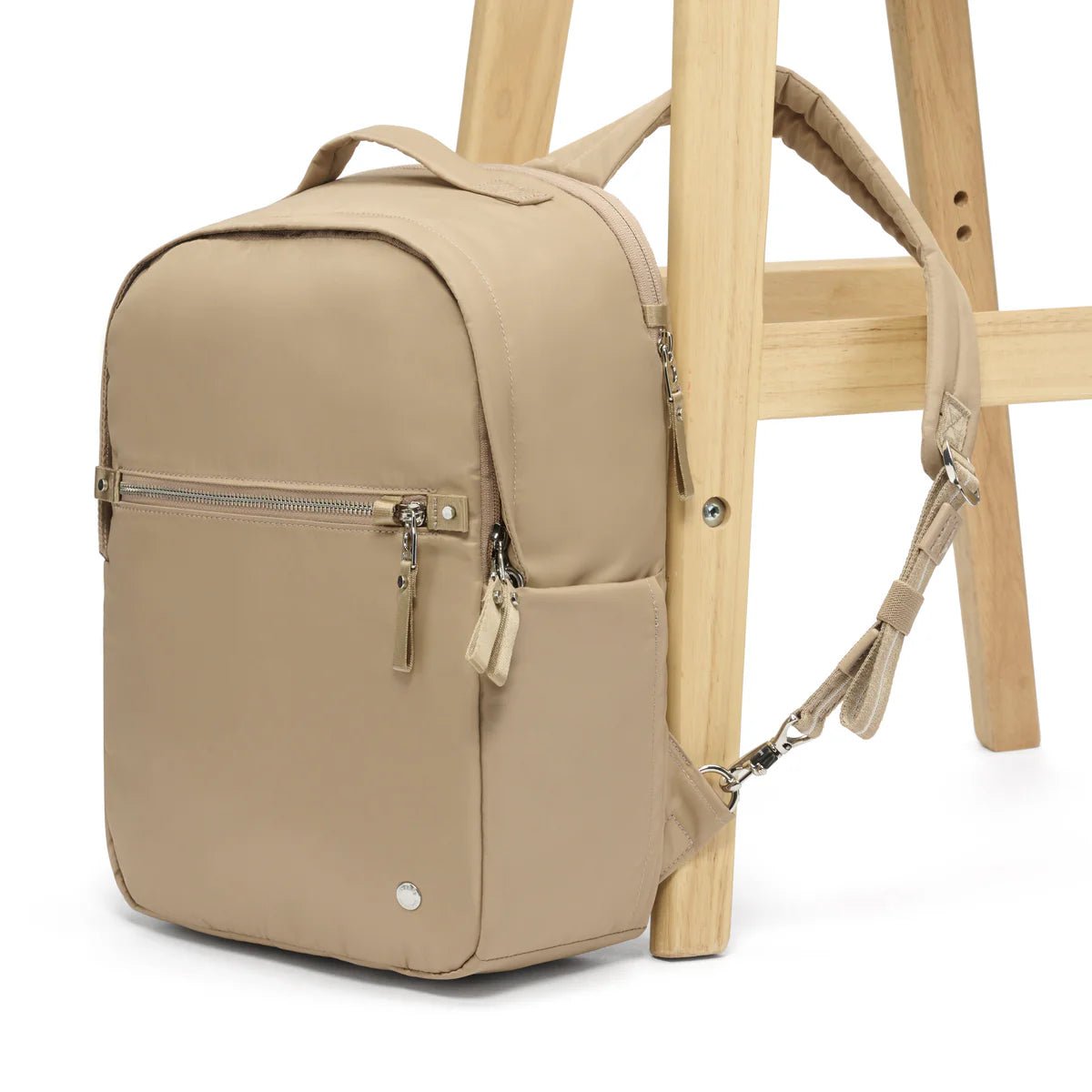 Pacsafe W 10L Anti-Theft Backpack - Secure Travel Daypack for Commuters, Students & Tourists - RFID Protection & Cut-Resistant Straps for Urban Safety