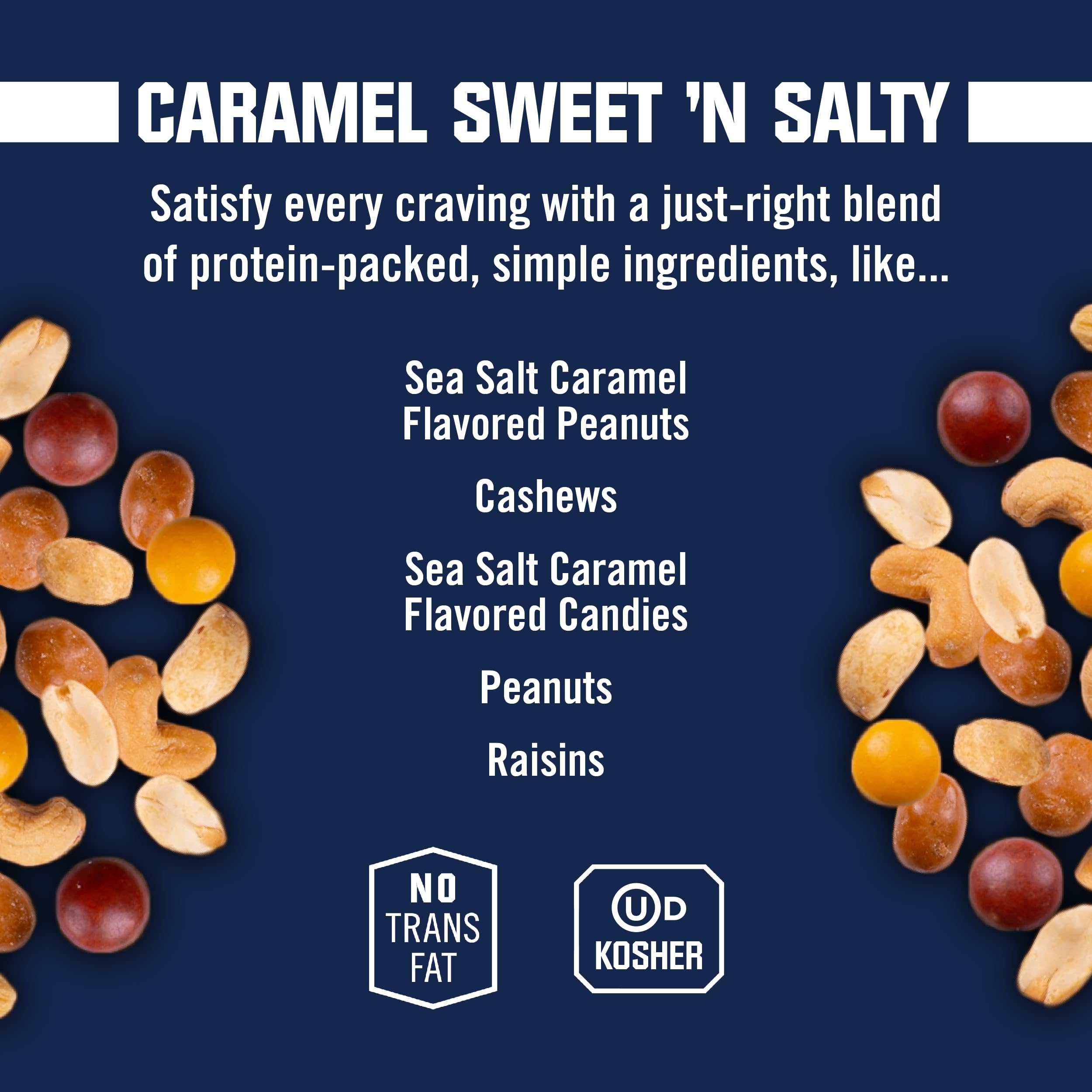 Kar's Nuts Caramel Sweet 'N Salty Trail Mix - 12 Pack (5.5 oz Each) | Healthy Snacks for Adults & Kids | Perfect for Hiking, Road Trips & Office Snacks