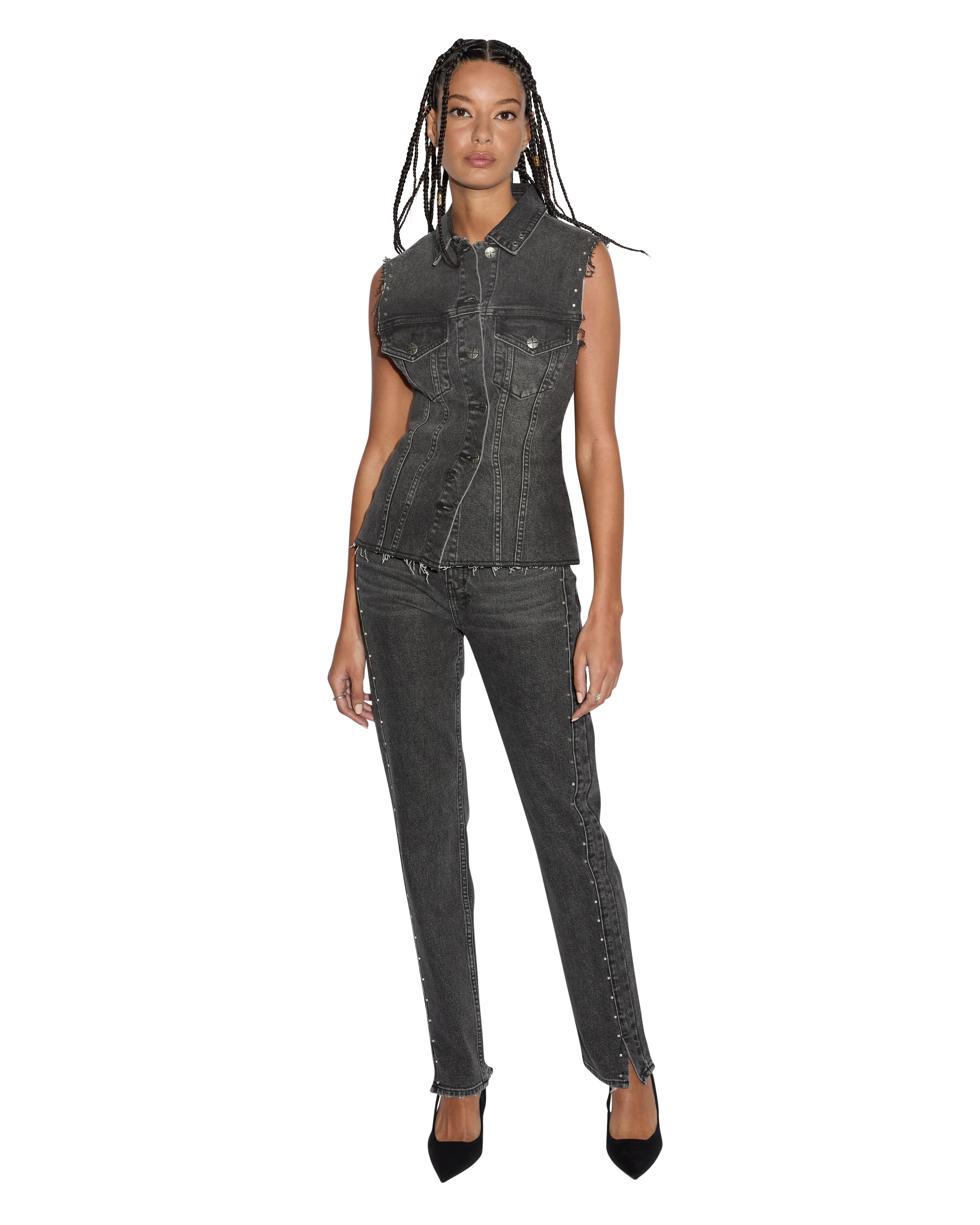 SPARK VEST LOVESTRUCK - Women's Fashion Vest for Date Night & Special Occasions | Elegant Party Outfit for Valentine's Day & Romantic Events