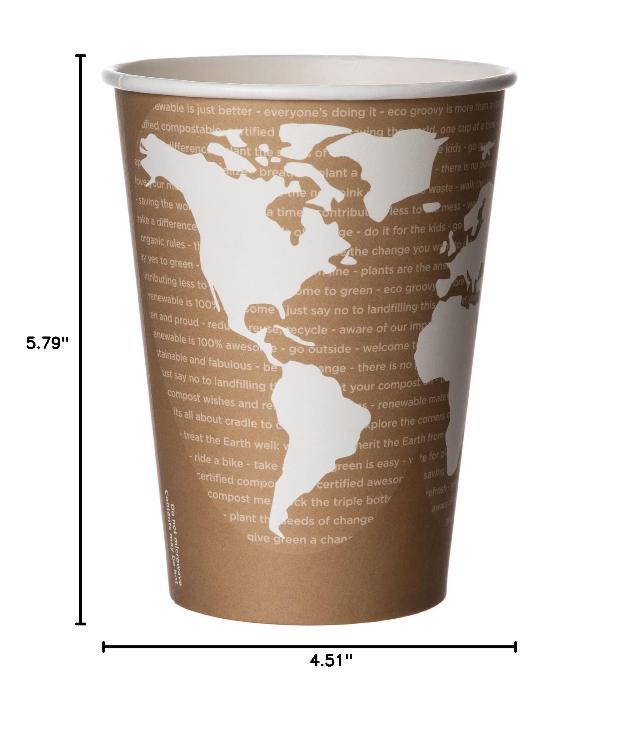 ECO PRODUCTS Compostable 32oz Lined Paper Food Bowls - Case of 500, Plant-Based PLA Lined Disposable Containers | BPI-Certified, ASTM Compliant | Perfect for Restaurants, Catering & Eco-Friendly Events | Sustainable Alternative to Plastic Bowls