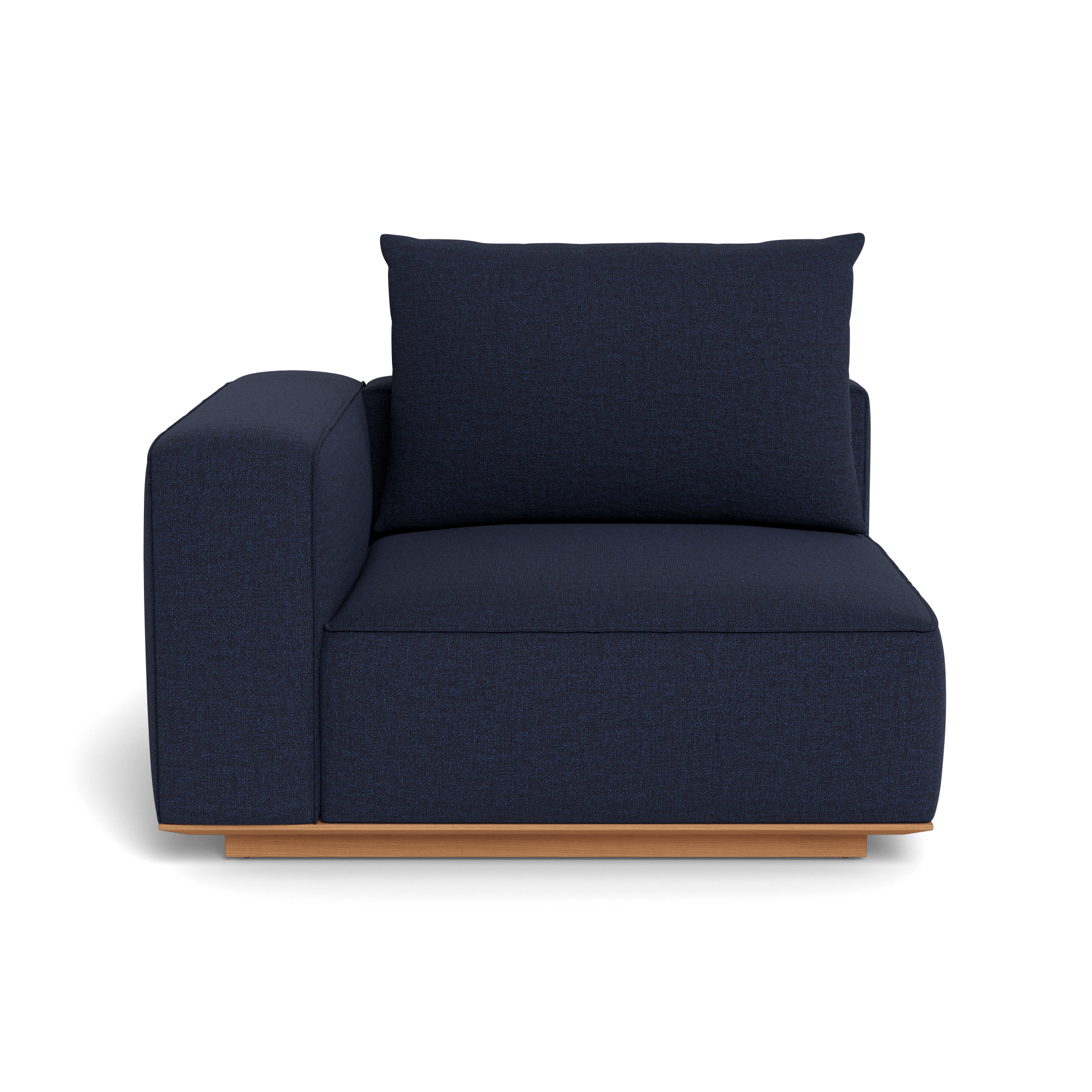 Santorini Outdoor Corner Left Sectional Sofa Set - Waterproof Wicker Patio Furniture for Garden, Poolside, Backyard & Balcony - Comfortable All-Weather Lounge Seating