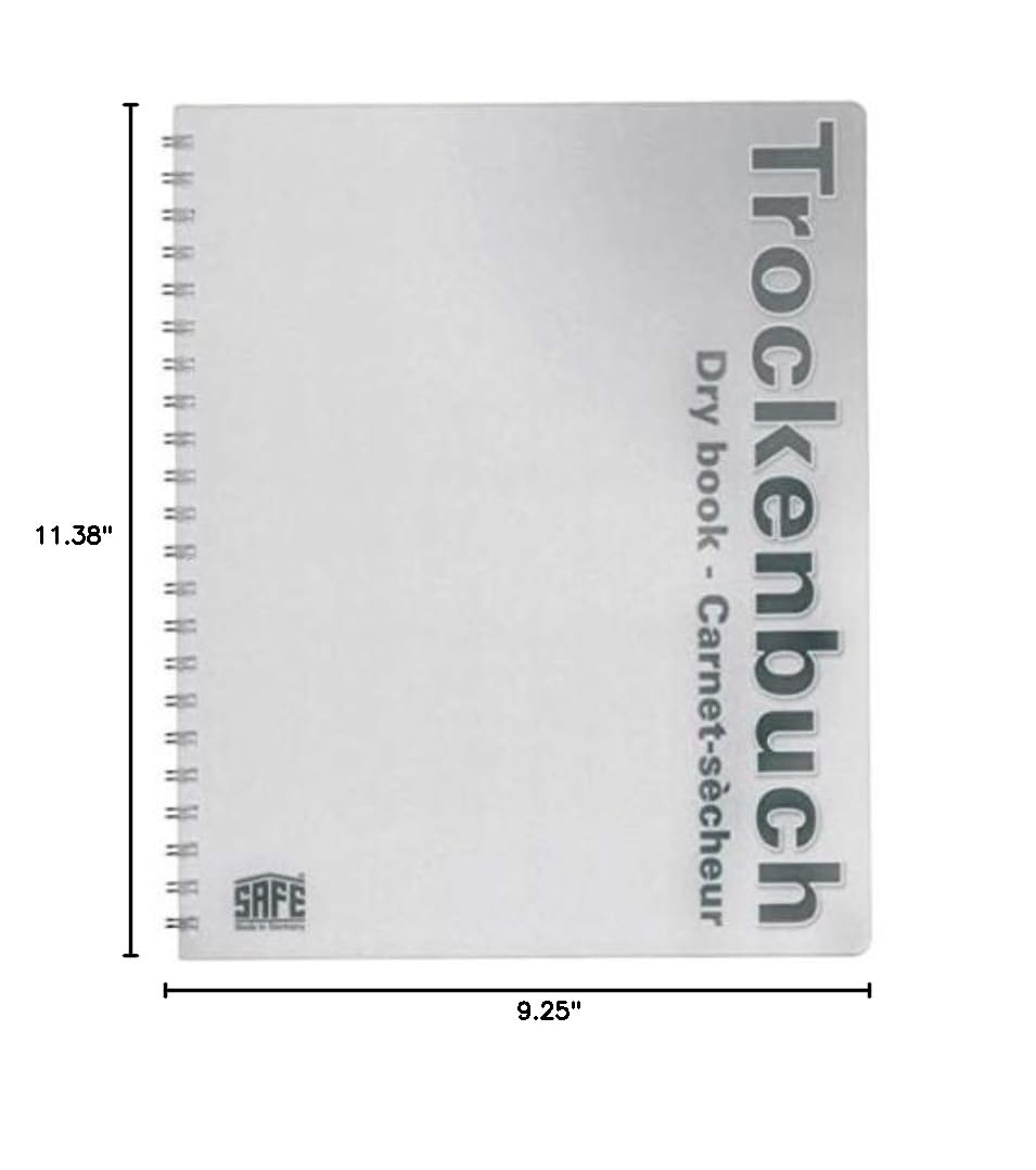 Stamp Drying Book for Card Making, Scrapbooking & DIY Projects - Acid-Free Paper for Perfect Ink Drying & Preservation