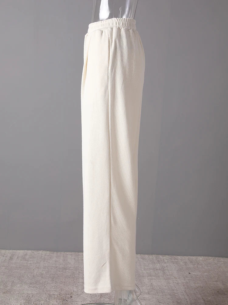 Beige Irregular Tank Top & Wide Leg Pants Two-Piece Set - Women's Sleeveless Fashion Outfit for Spring Summer 2025 | CPG3157 | Perfect for Beach Vacations, Casual Outings & Summer Parties