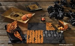 Halloween Haunted House Kitchen Placemats Set - Spooky Dining Decor for Halloween Parties & Fall Home Decor
