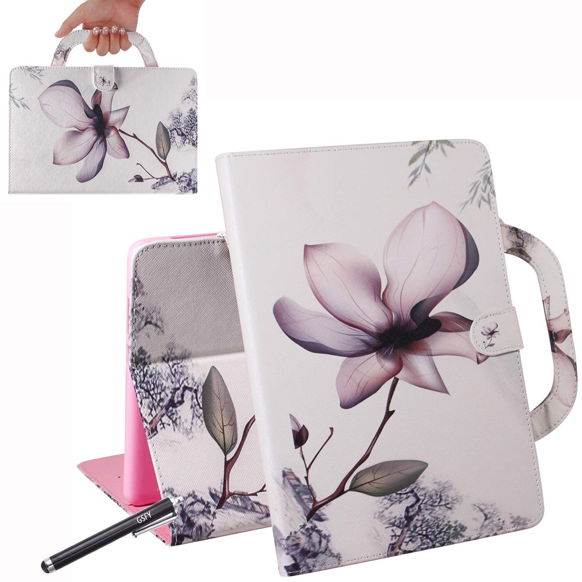GSFY iPad 10.2 Case 7th Generation - Slim Protective Cover with Card Slots & Folio Stand | Compatible with iPad Air 3rd Gen 10.5