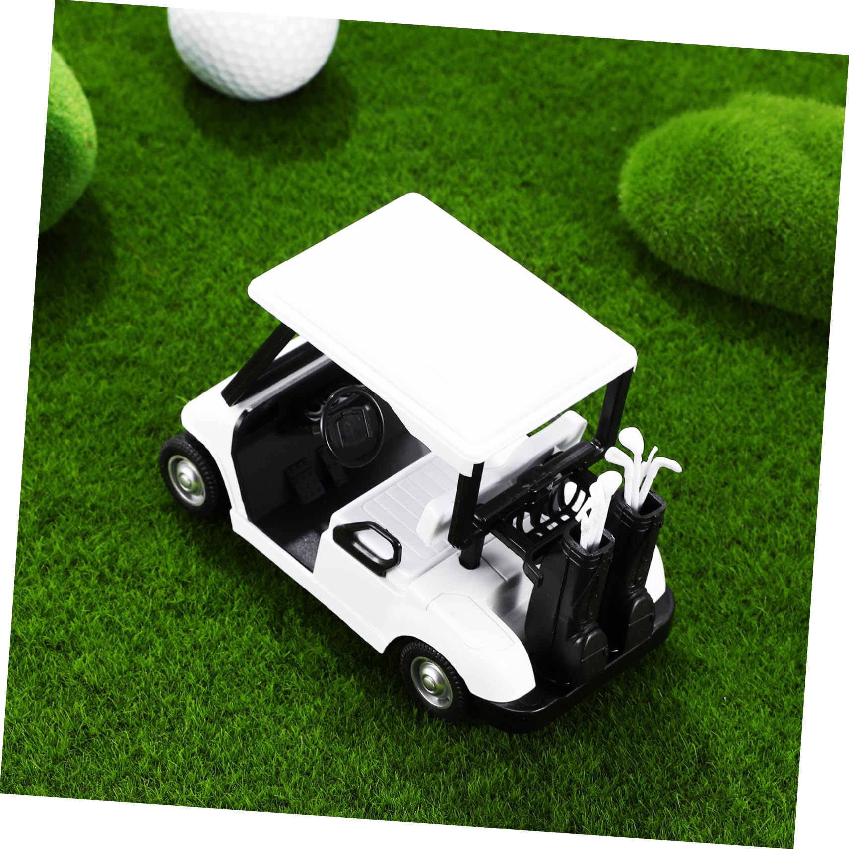 TOYANDONA Miniature Golf Cart Toy - Alloy Office Desk Decor, Mini Golf Car Model for Kids & Collectors - Perfect Gift for Golf Lovers & Home Decoration
