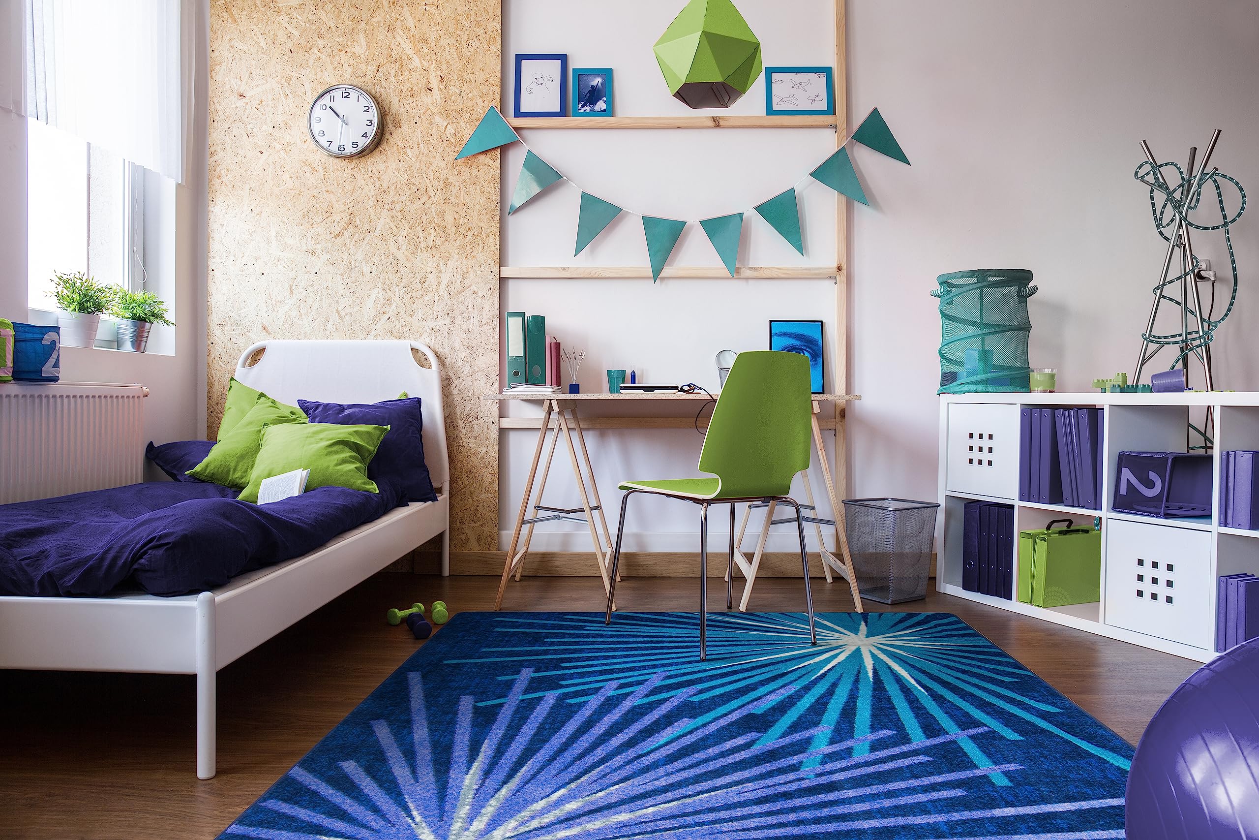 Joy Carpets Kid Essentials Sputnik 7'8