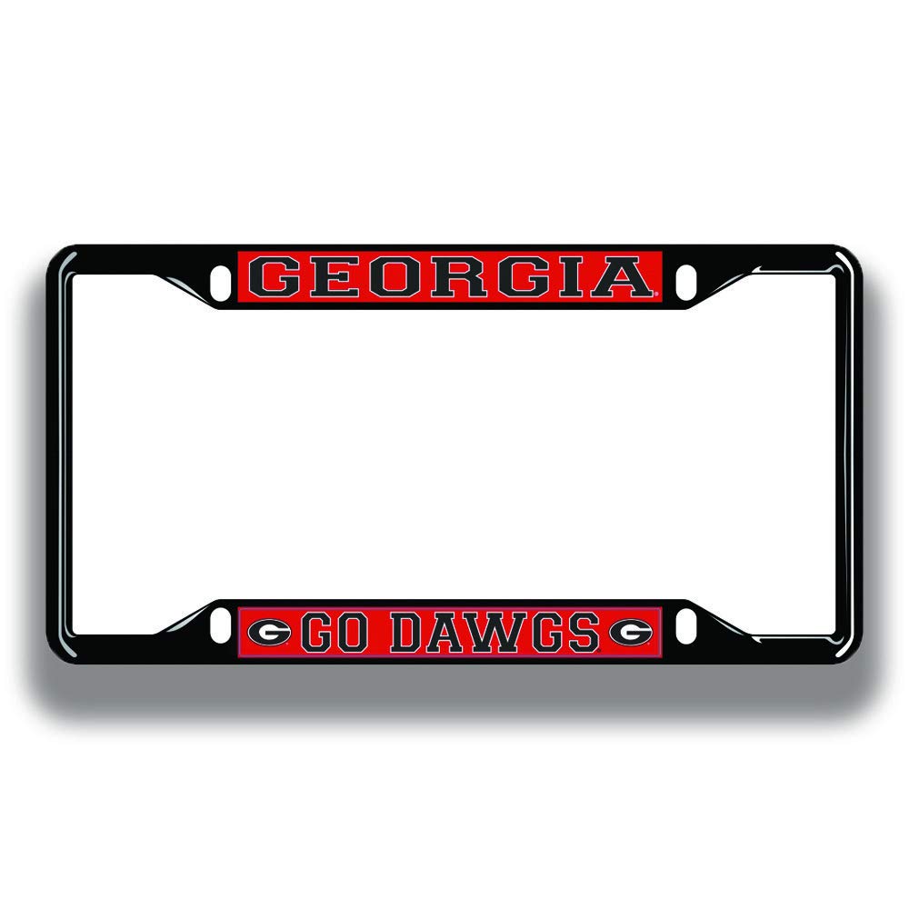 NCAA Licensed Black License Plate Frame - Durable Car Accessory for College Sports Fans | Perfect for Tailgating, Game Day & Showing Team Spirit